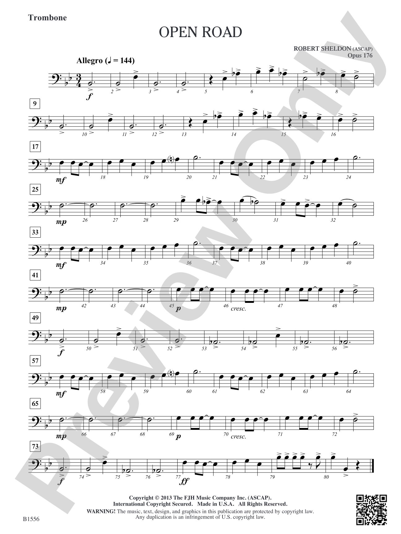 Open Road: Trombone