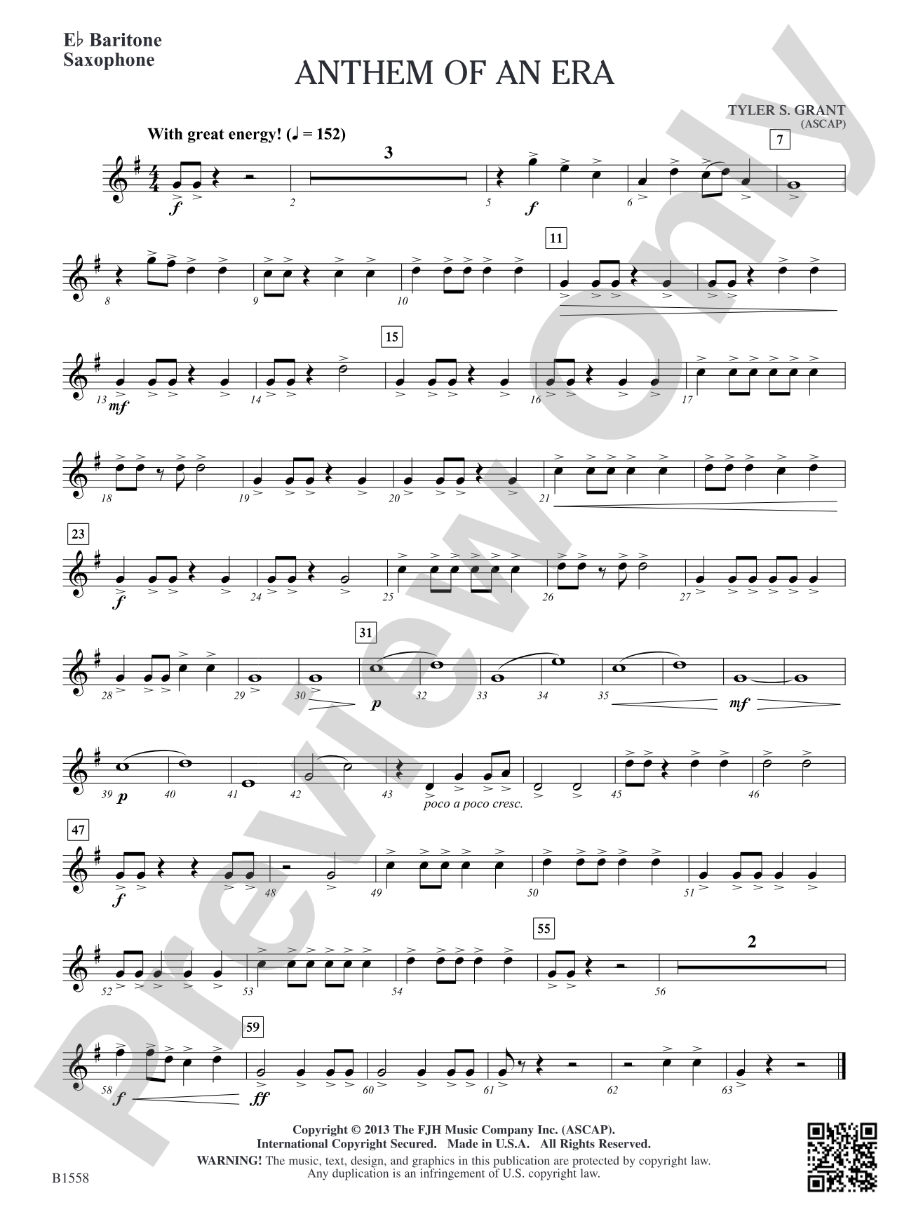 Anthem of an Era: E-flat Baritone Saxophone