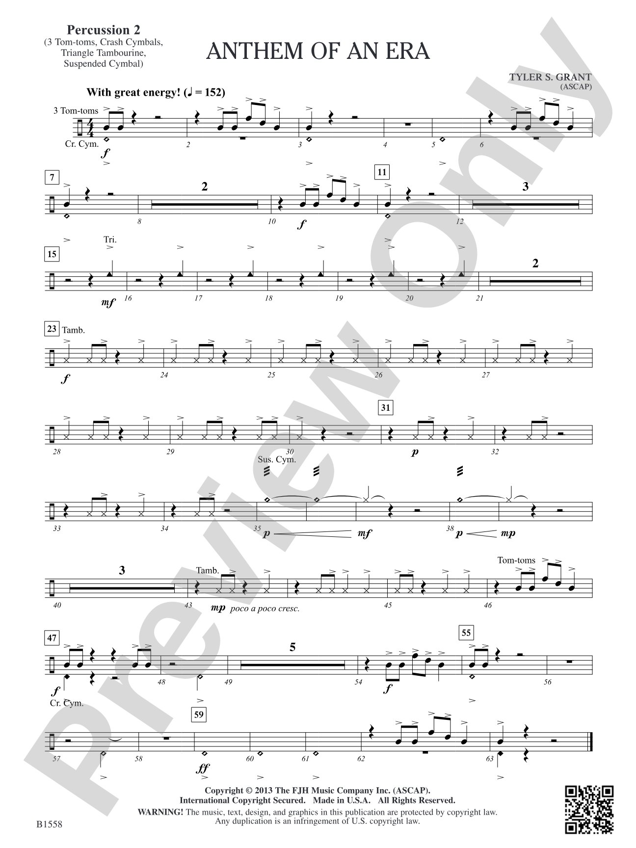 Anthem of an Era: Percussion 2