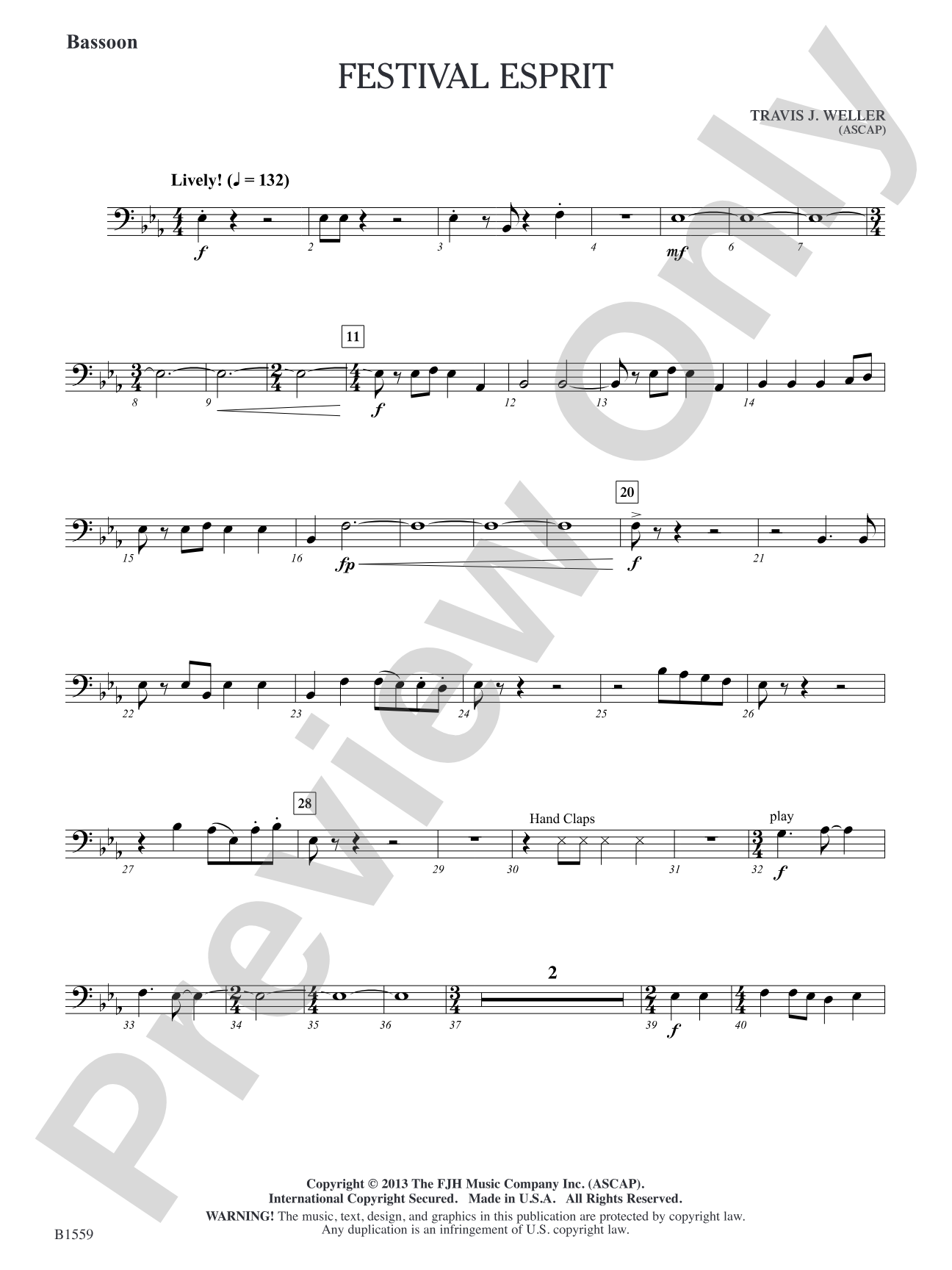 Festival Esprit: Bassoon