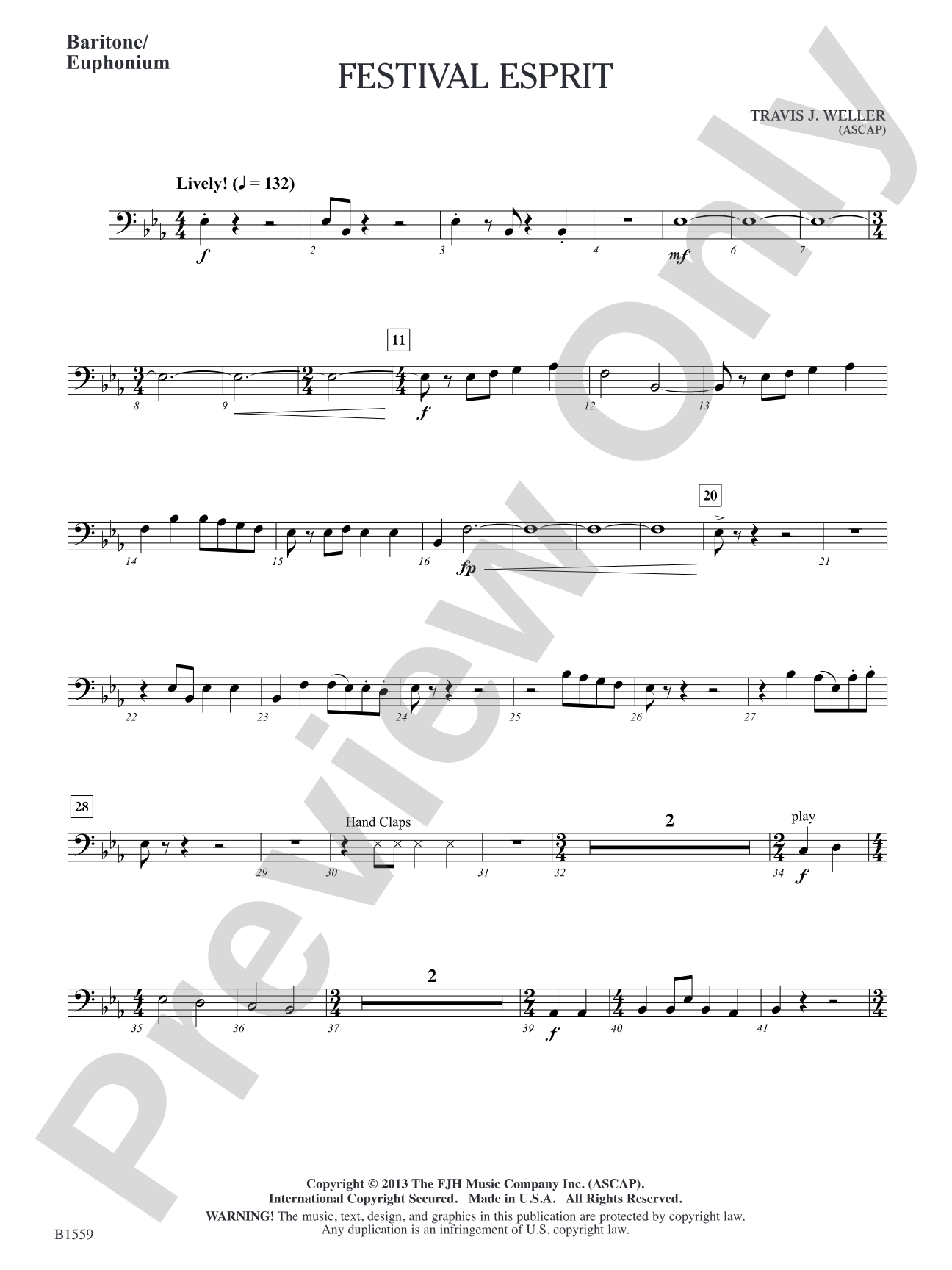 Festival Esprit: Baritone/Euphonium
