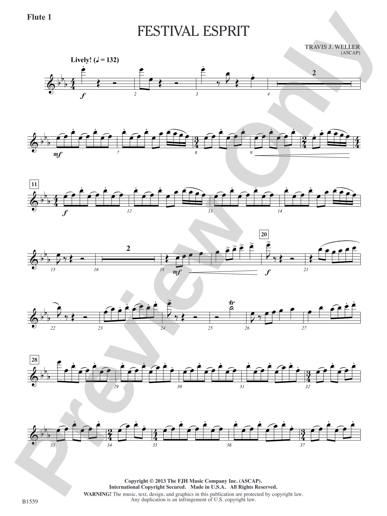 Festival Esprit: Flute 1