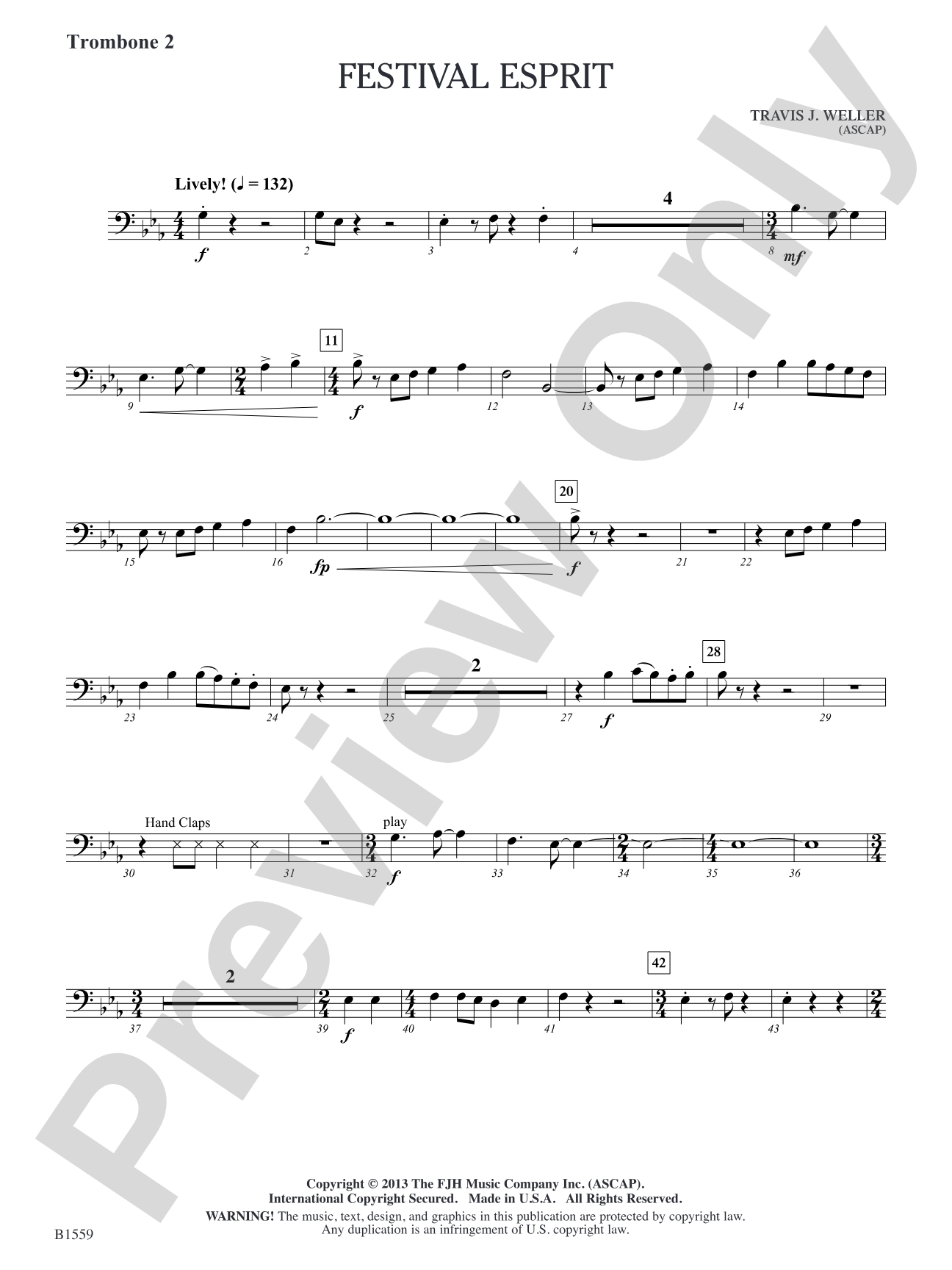 Festival Esprit: Trombone 2