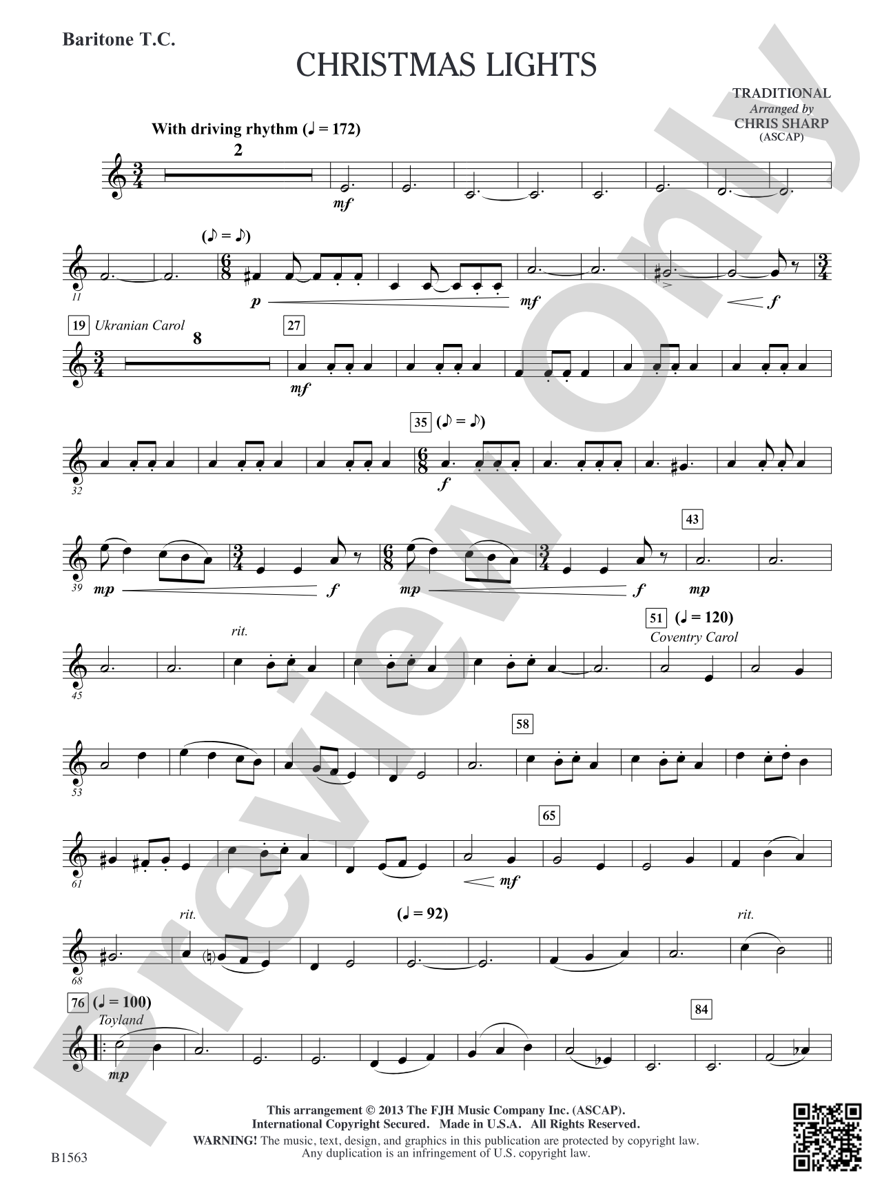 Christmas Lights: Baritone T.C.