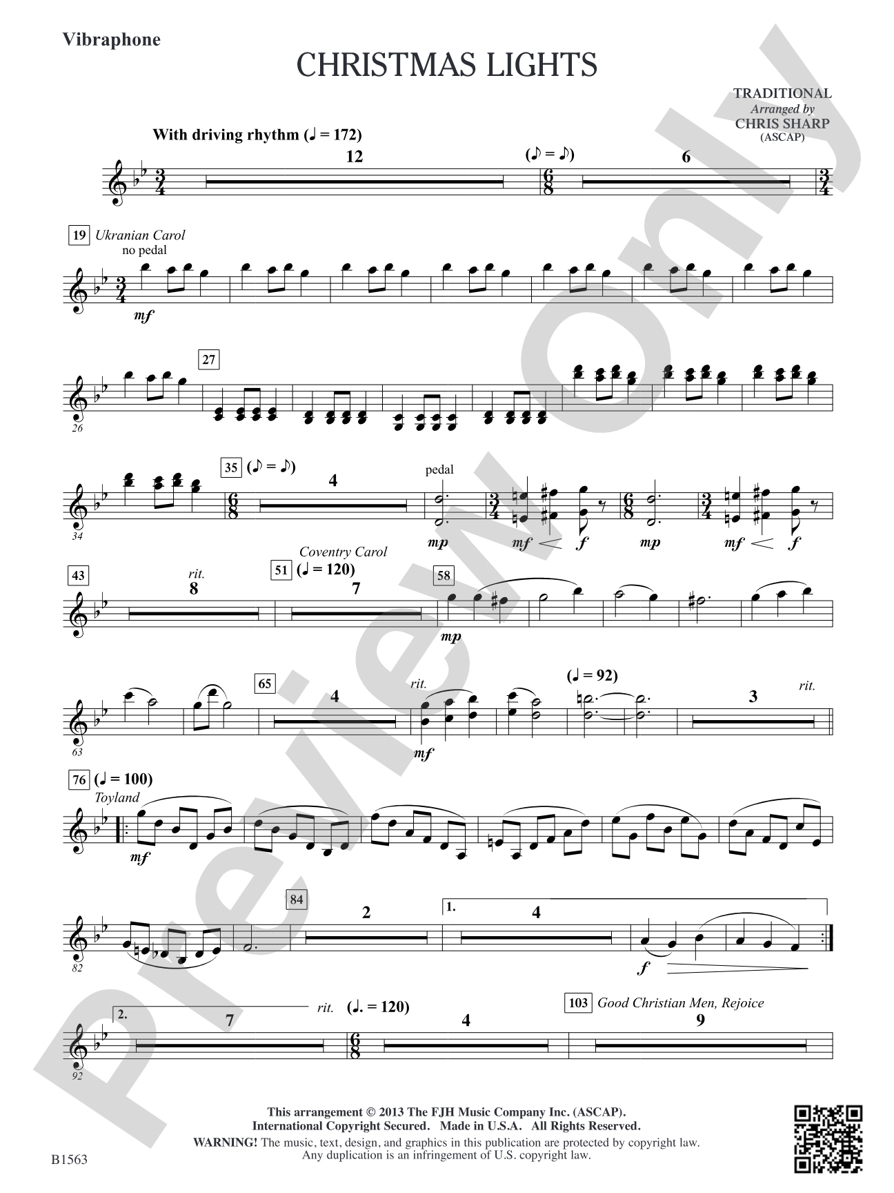 Christmas Lights: Vibraphone