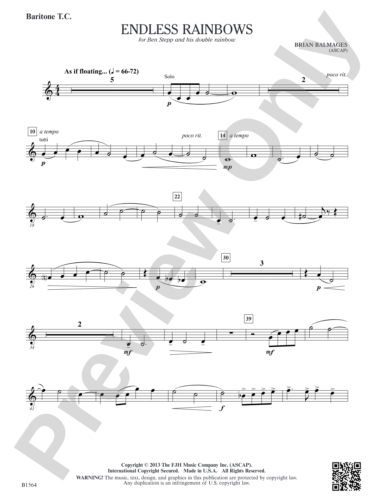 Endless Rainbows: Baritone T.C.