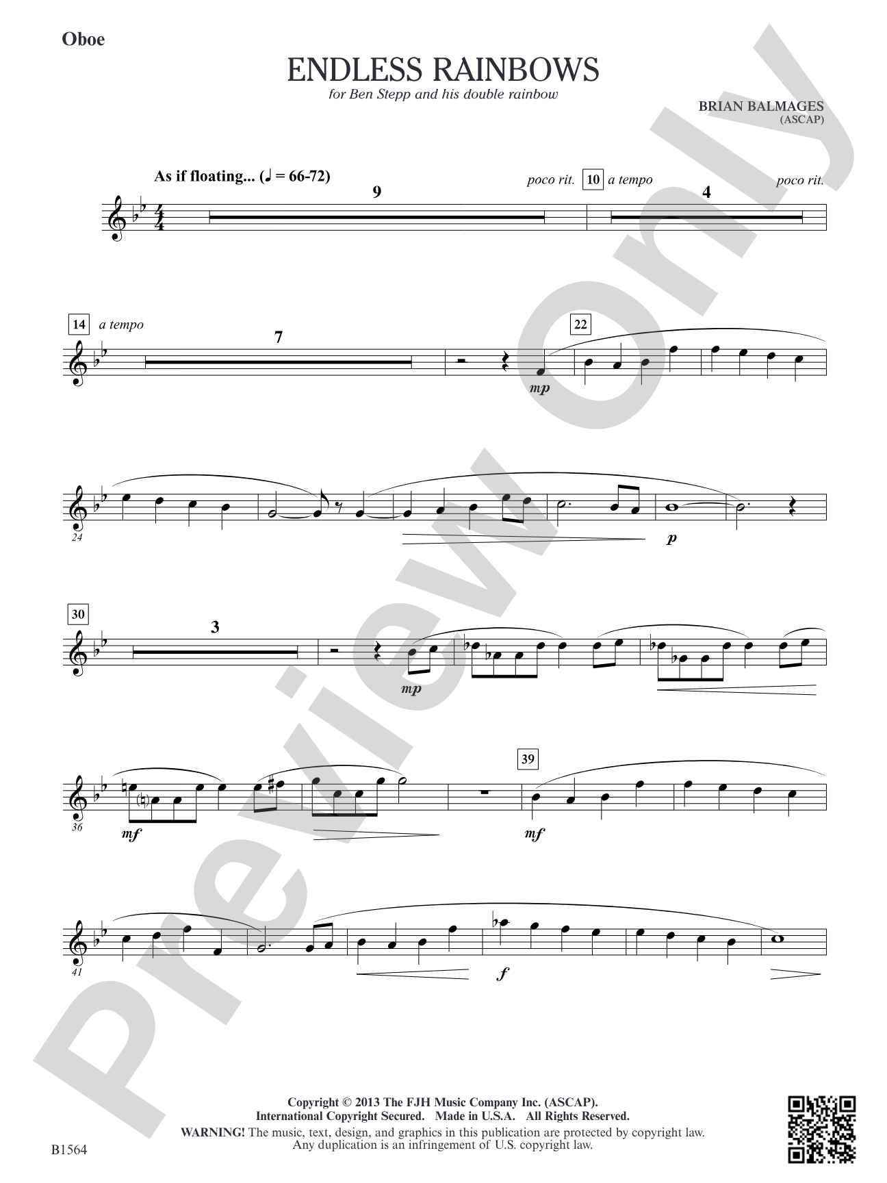 Endless Rainbows: Oboe