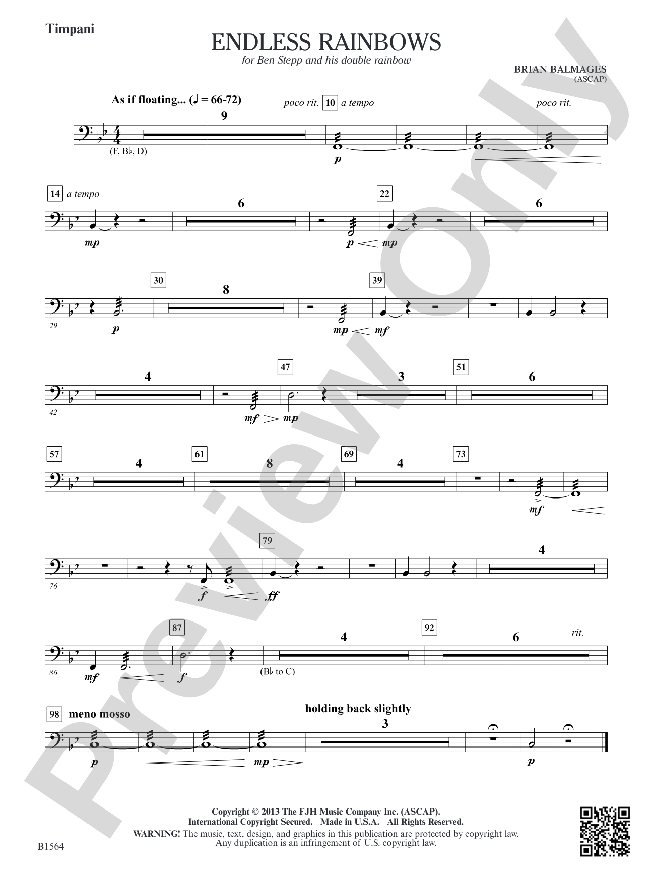 Endless Rainbows: Timpani