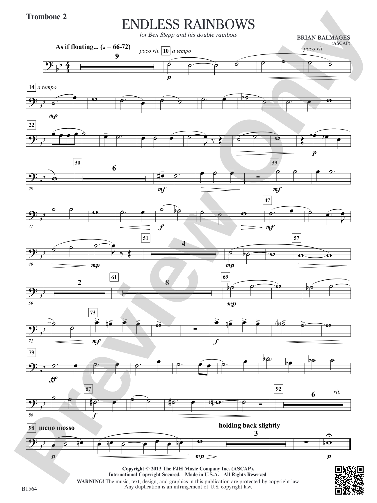 Endless Rainbows: Trombone 2
