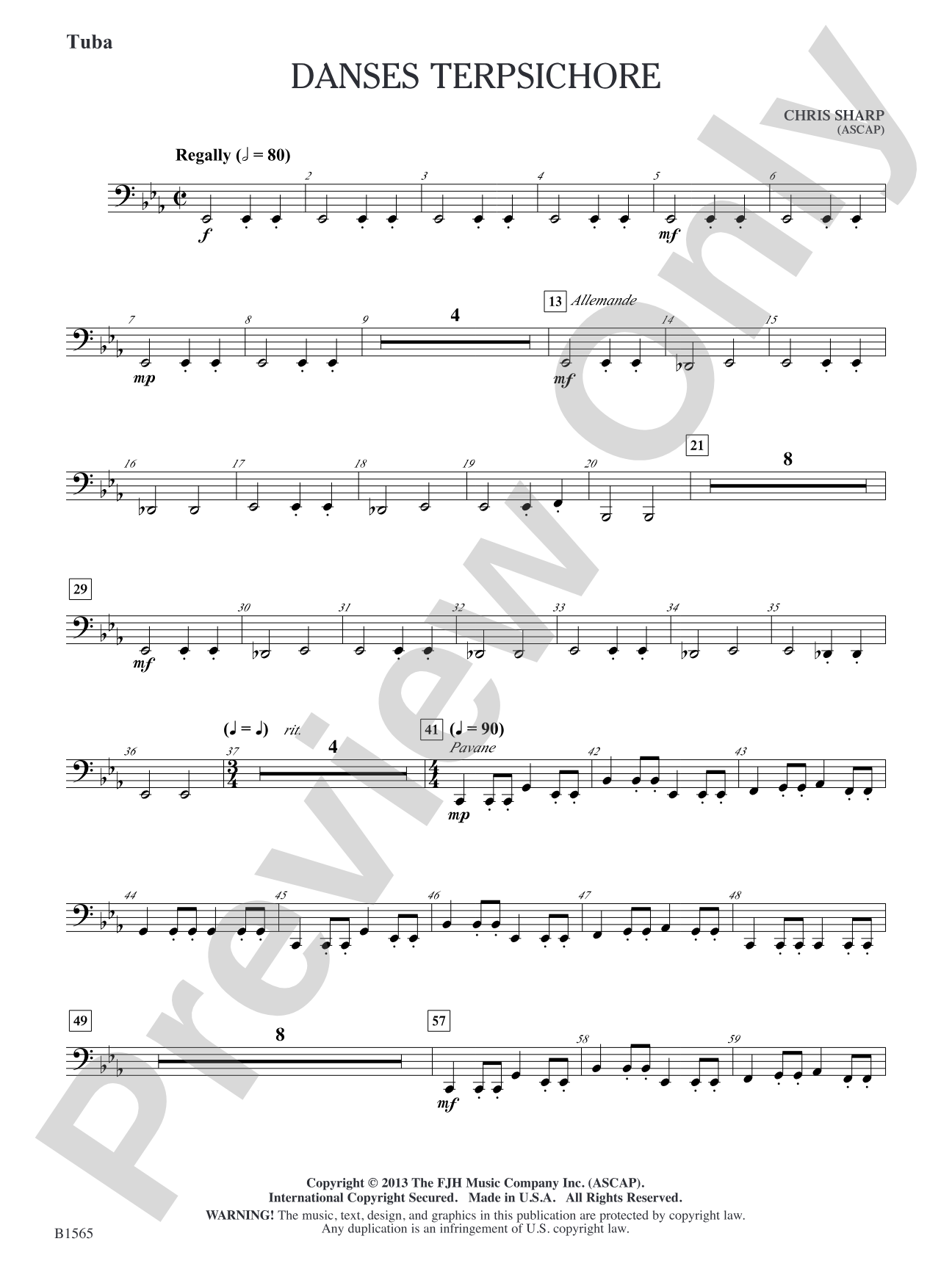 Danses Terpsichore: Tuba