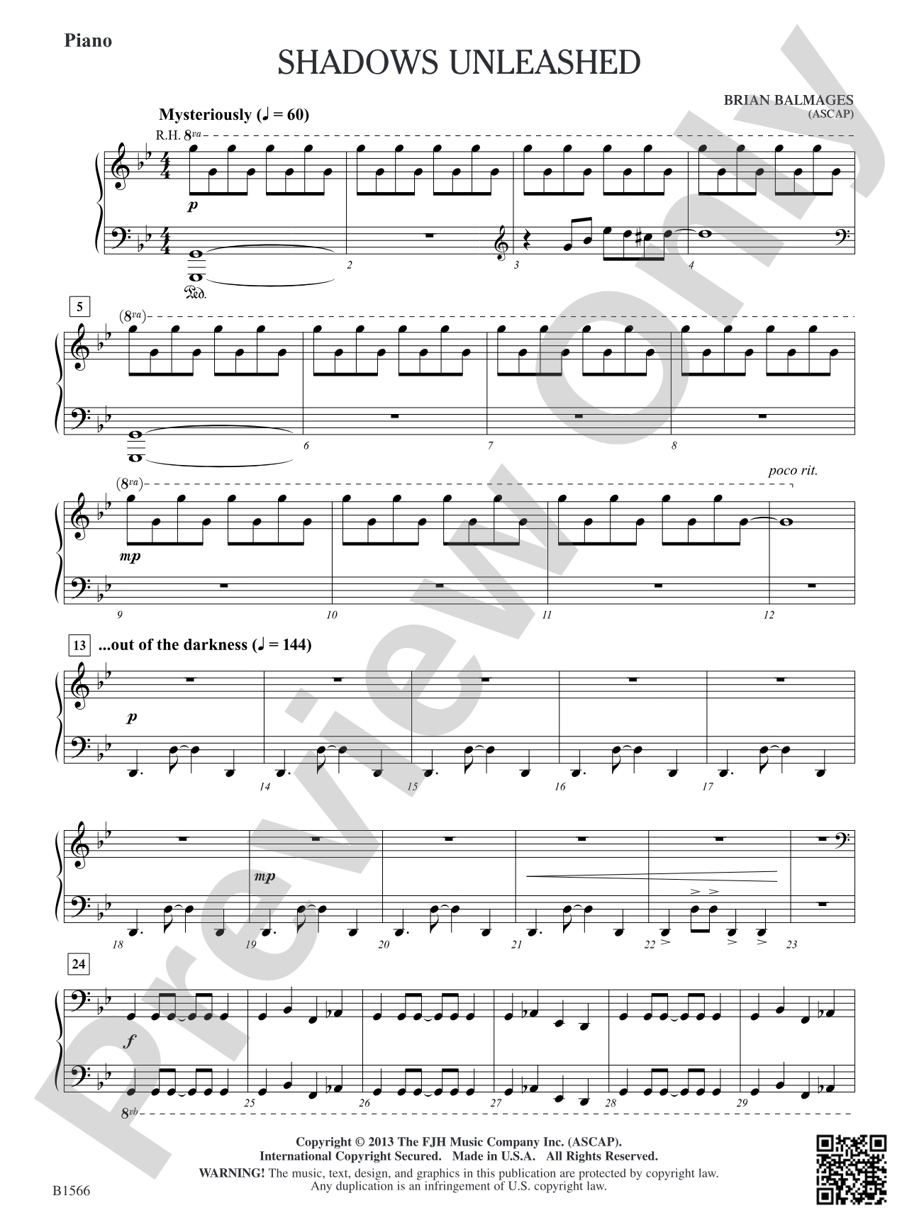 Shadows Unleashed: Piano