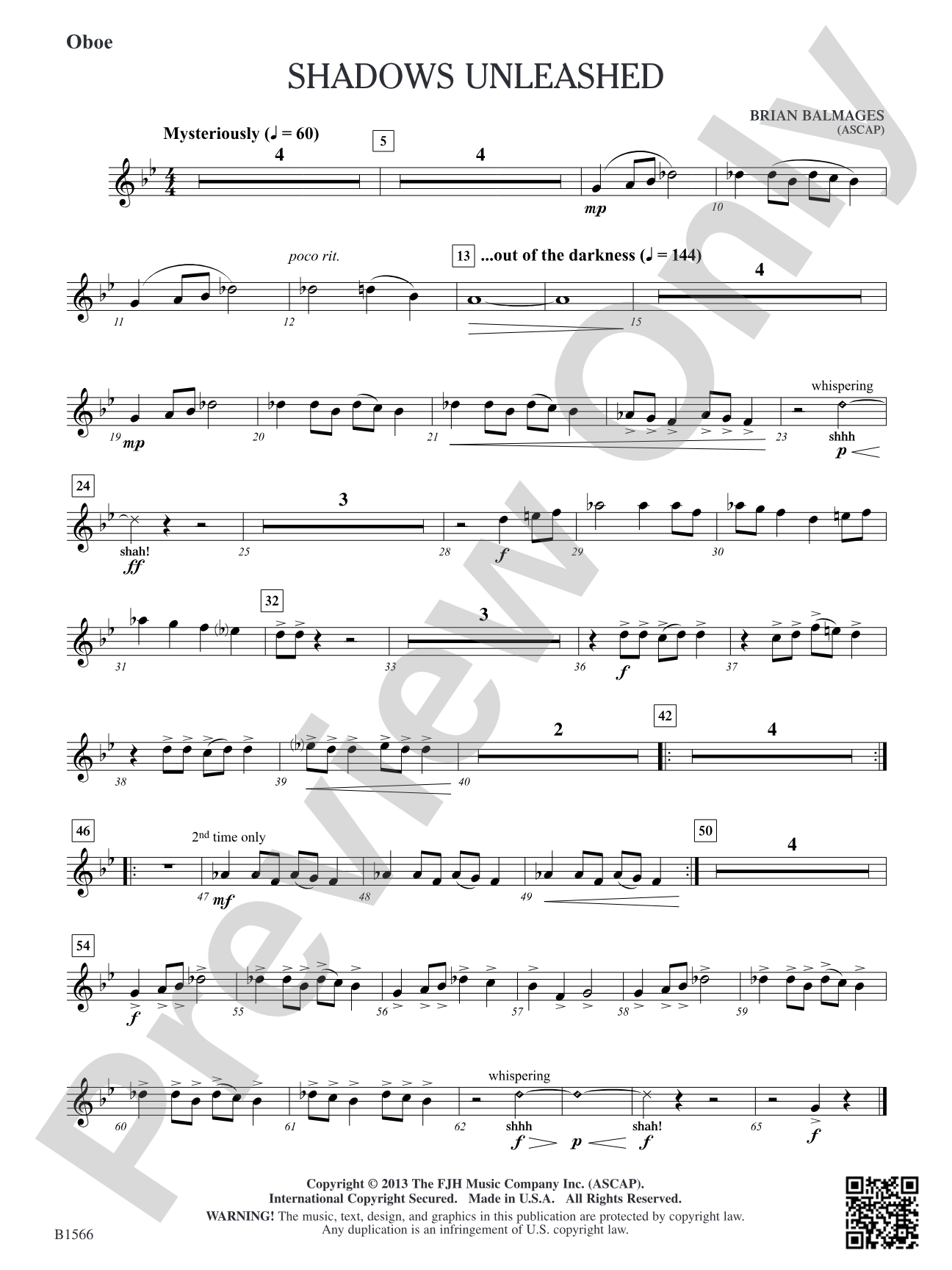 Shadows Unleashed: Oboe