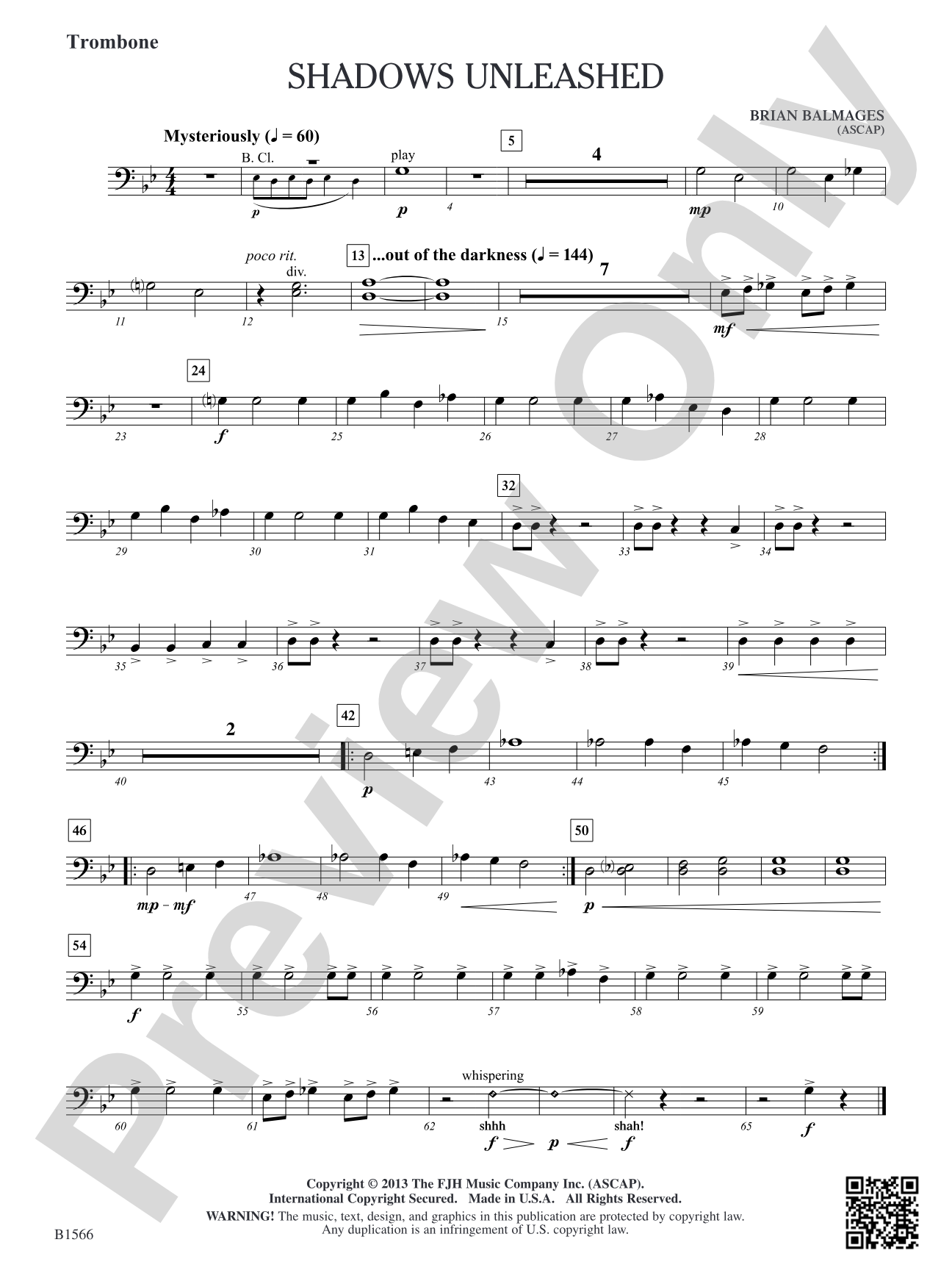 Shadows Unleashed: Trombone