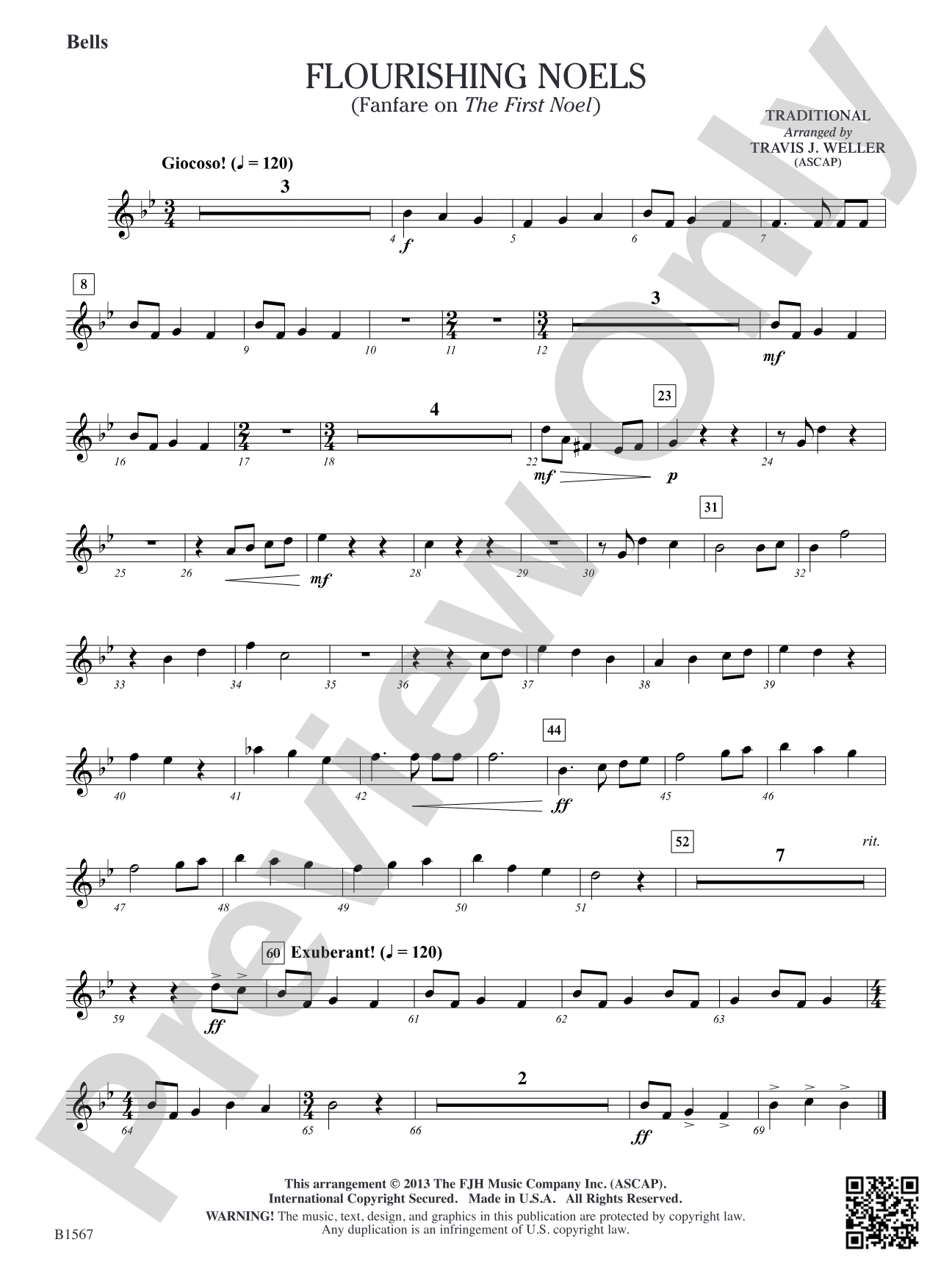 Flourishing Noels (Fanfare on The First Noel): Bells