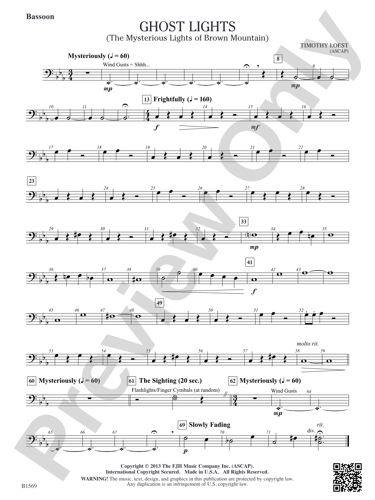 Ghost Lights: Bassoon