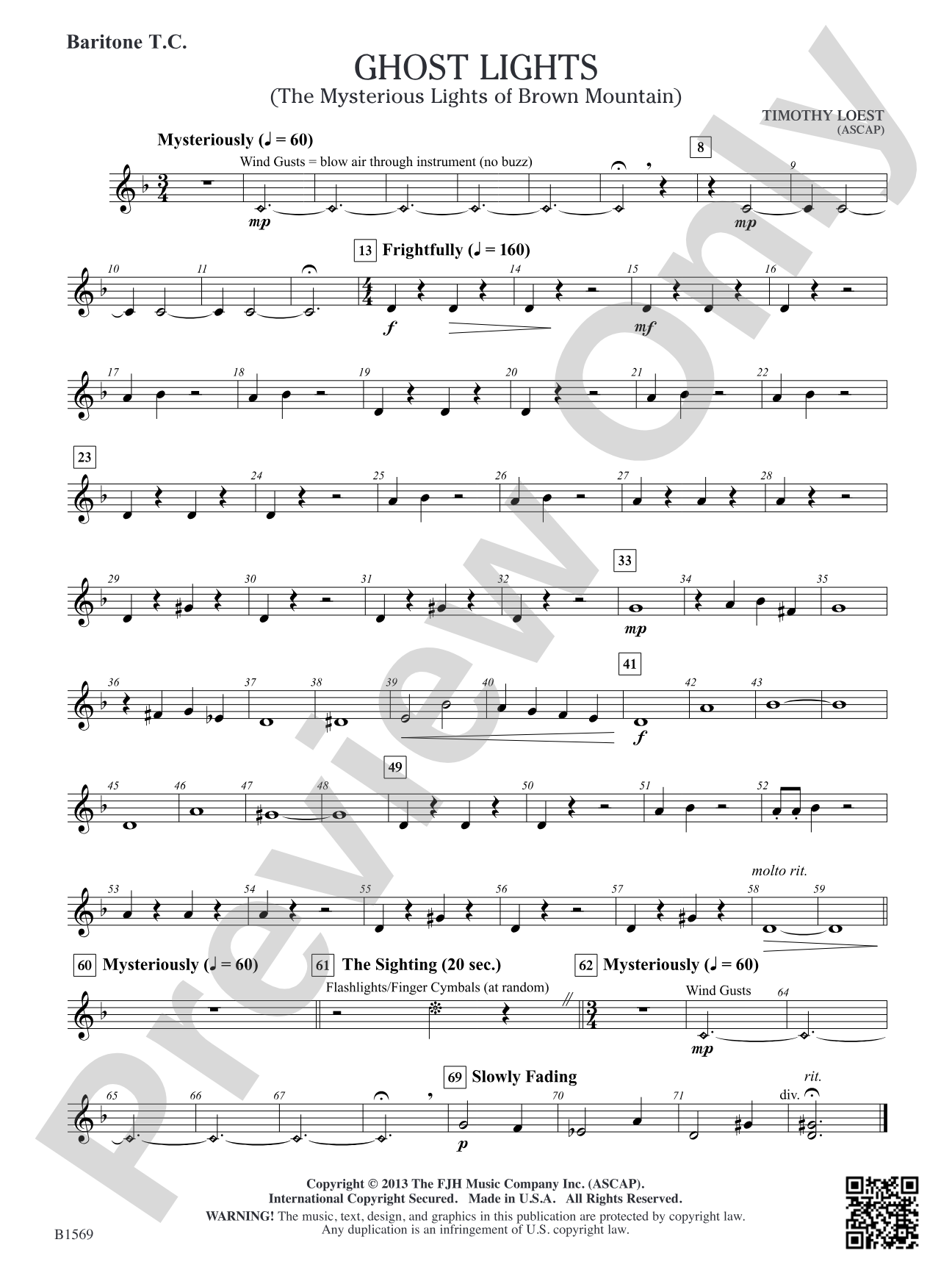 Ghost Lights: Baritone T.C.