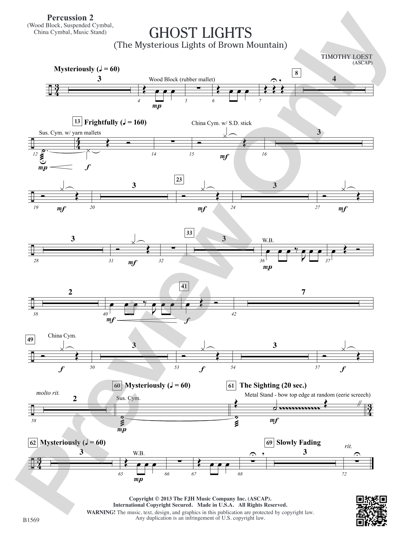 Ghost Lights: Percussion 2