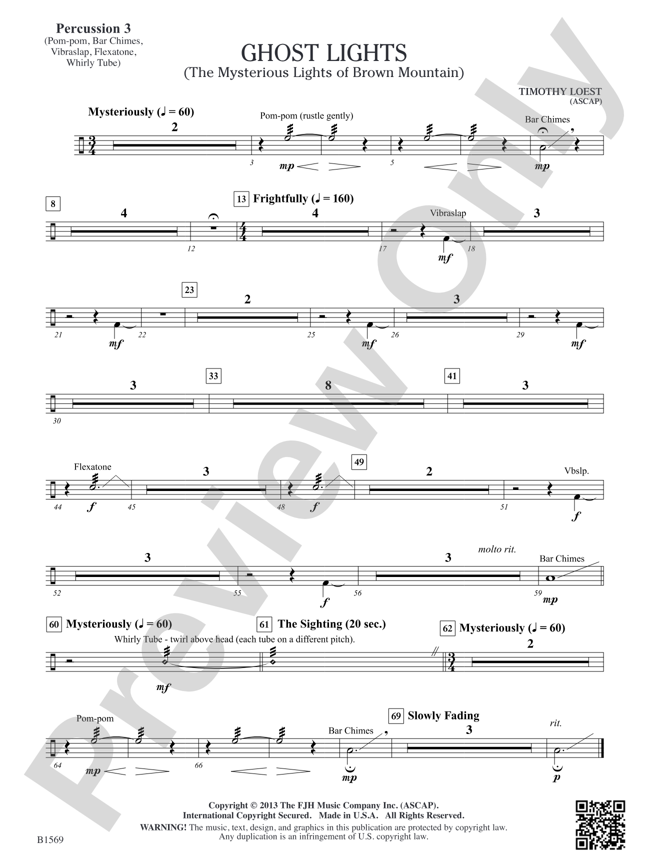 Ghost Lights: Percussion 3