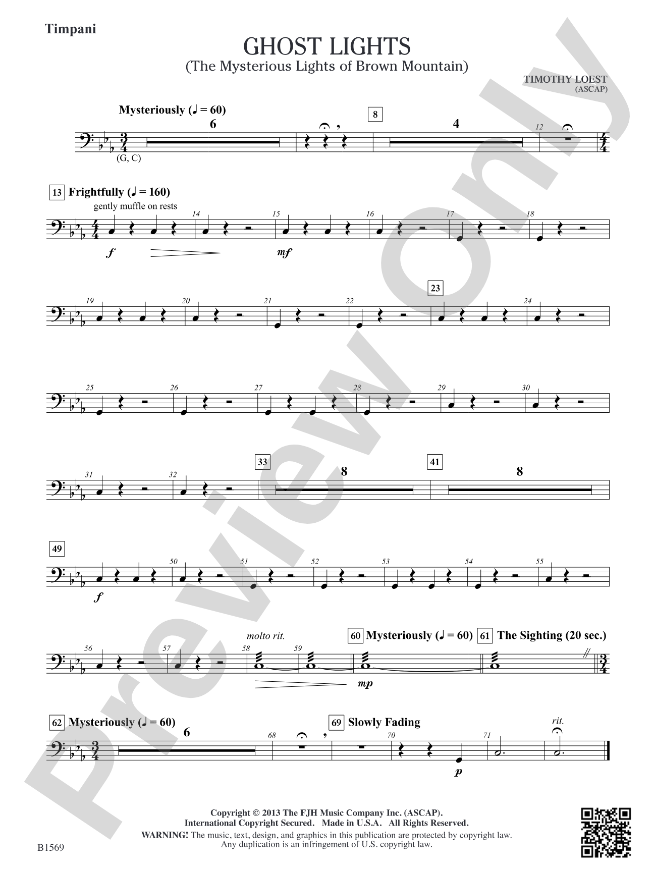 Ghost Lights: Timpani