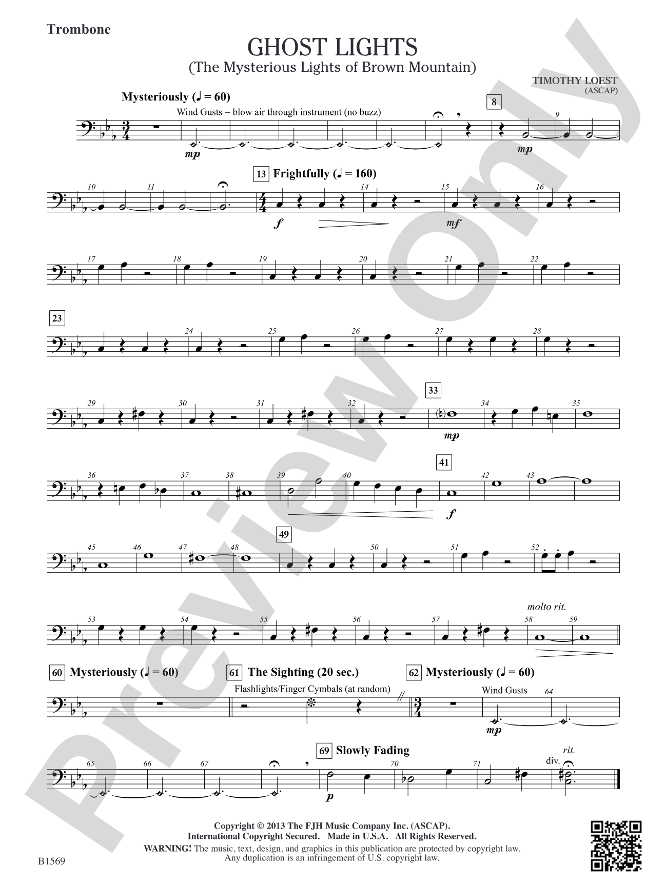 Ghost Lights: Trombone