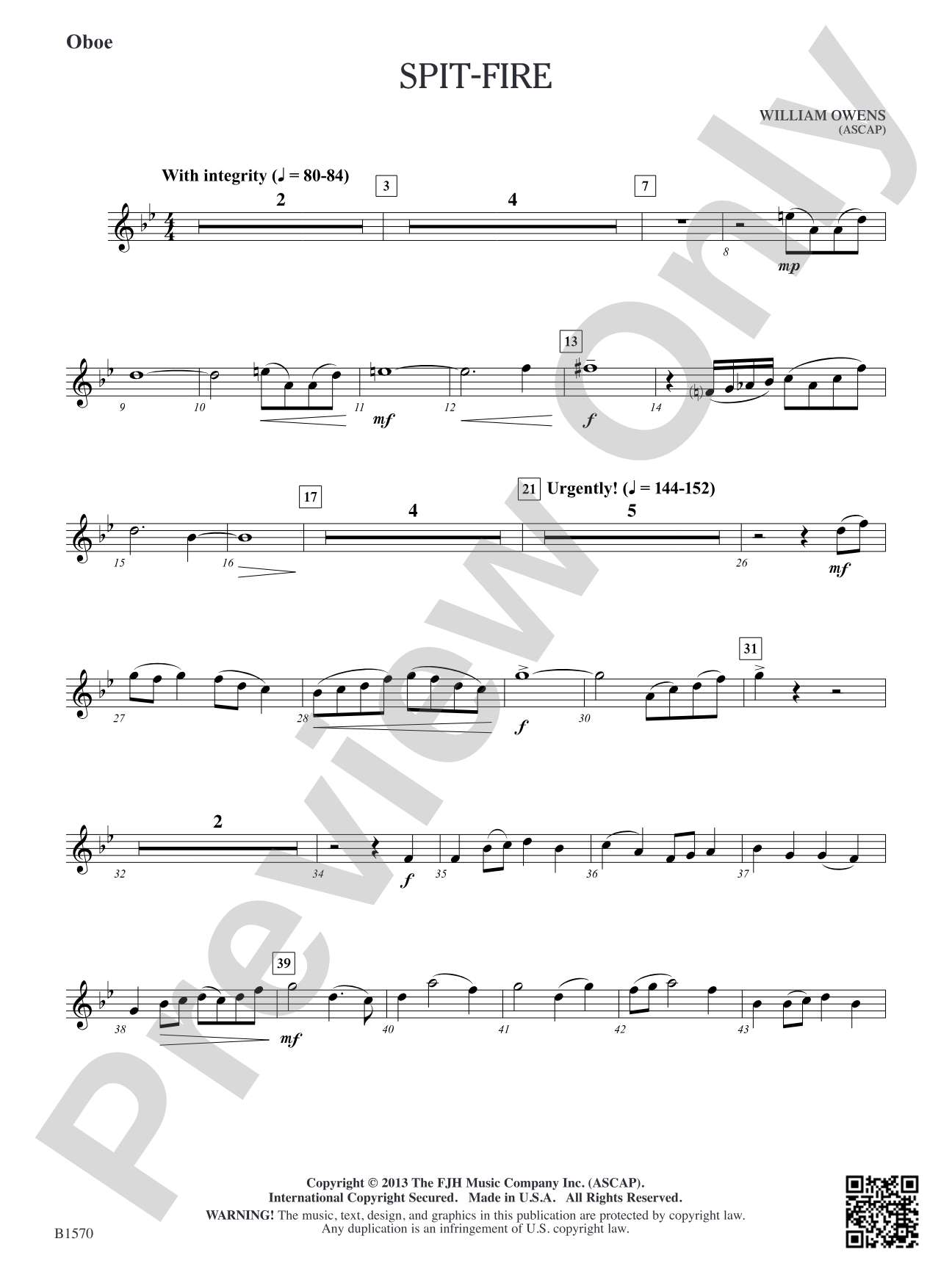 Spit-Fire: Oboe
