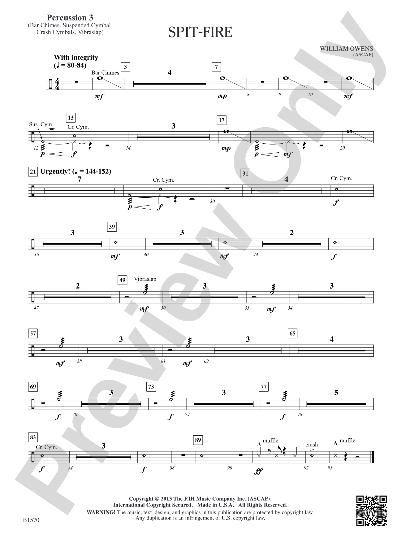 Spit-Fire: Percussion 3