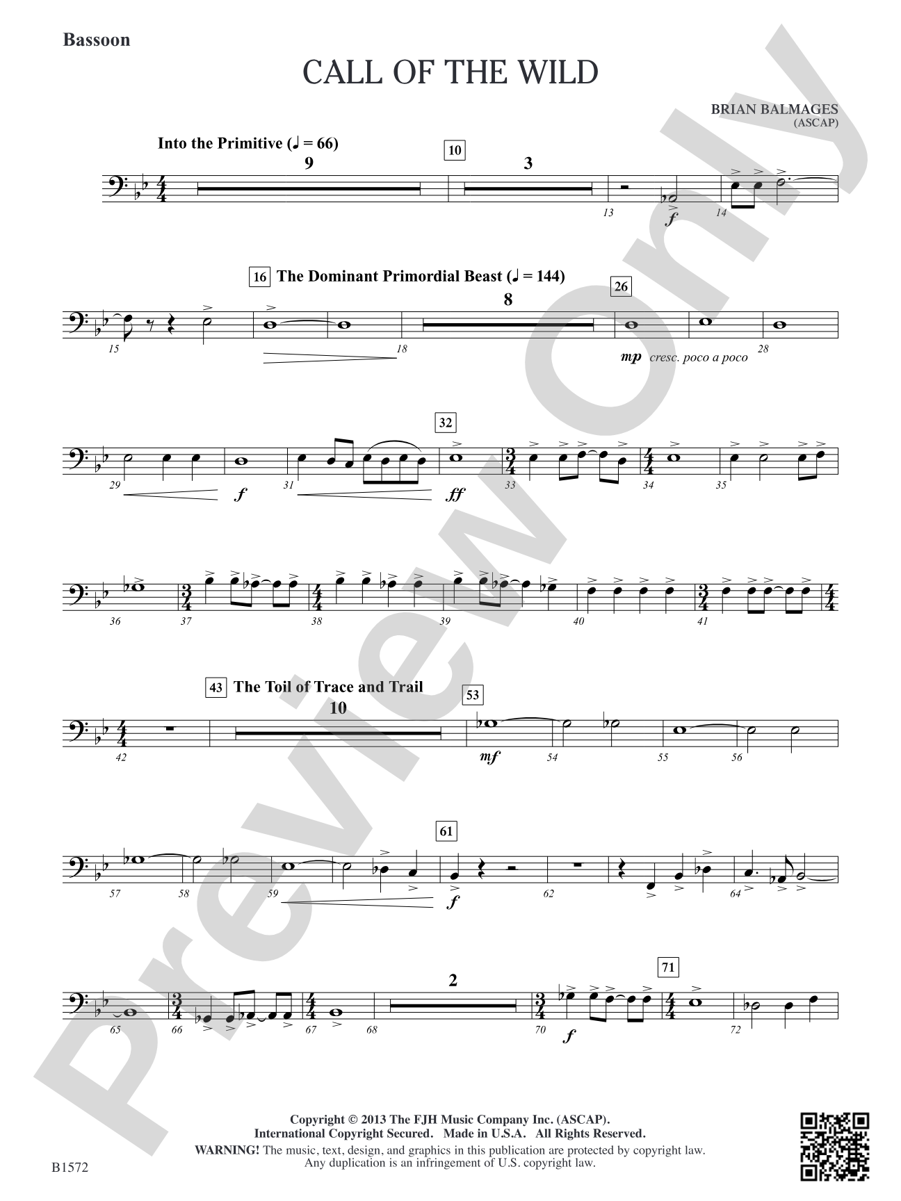 Call of the Wild: Bassoon