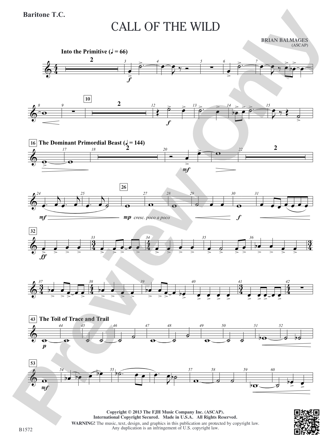 Call of the Wild: Baritone T.C.