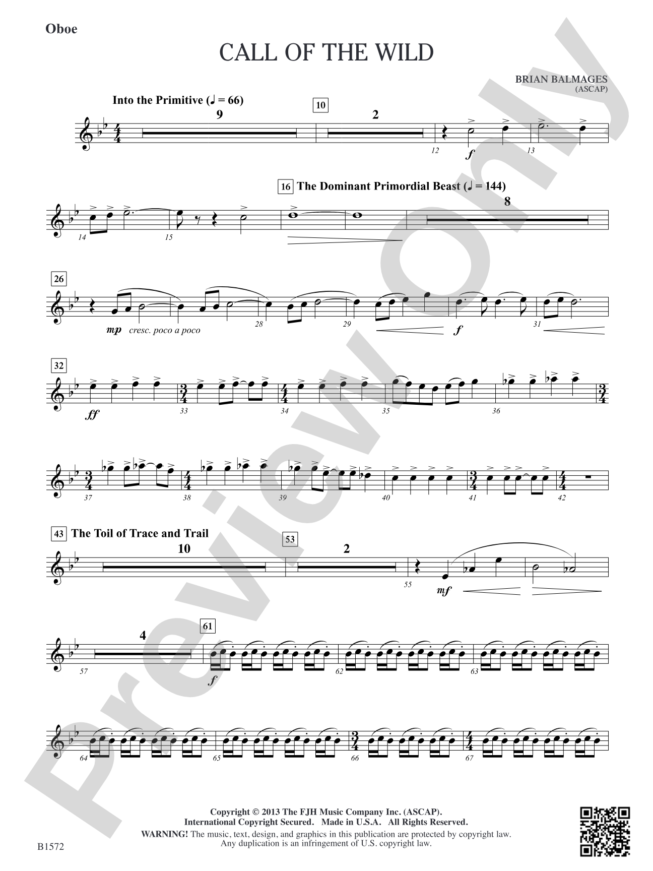 Call of the Wild: Oboe