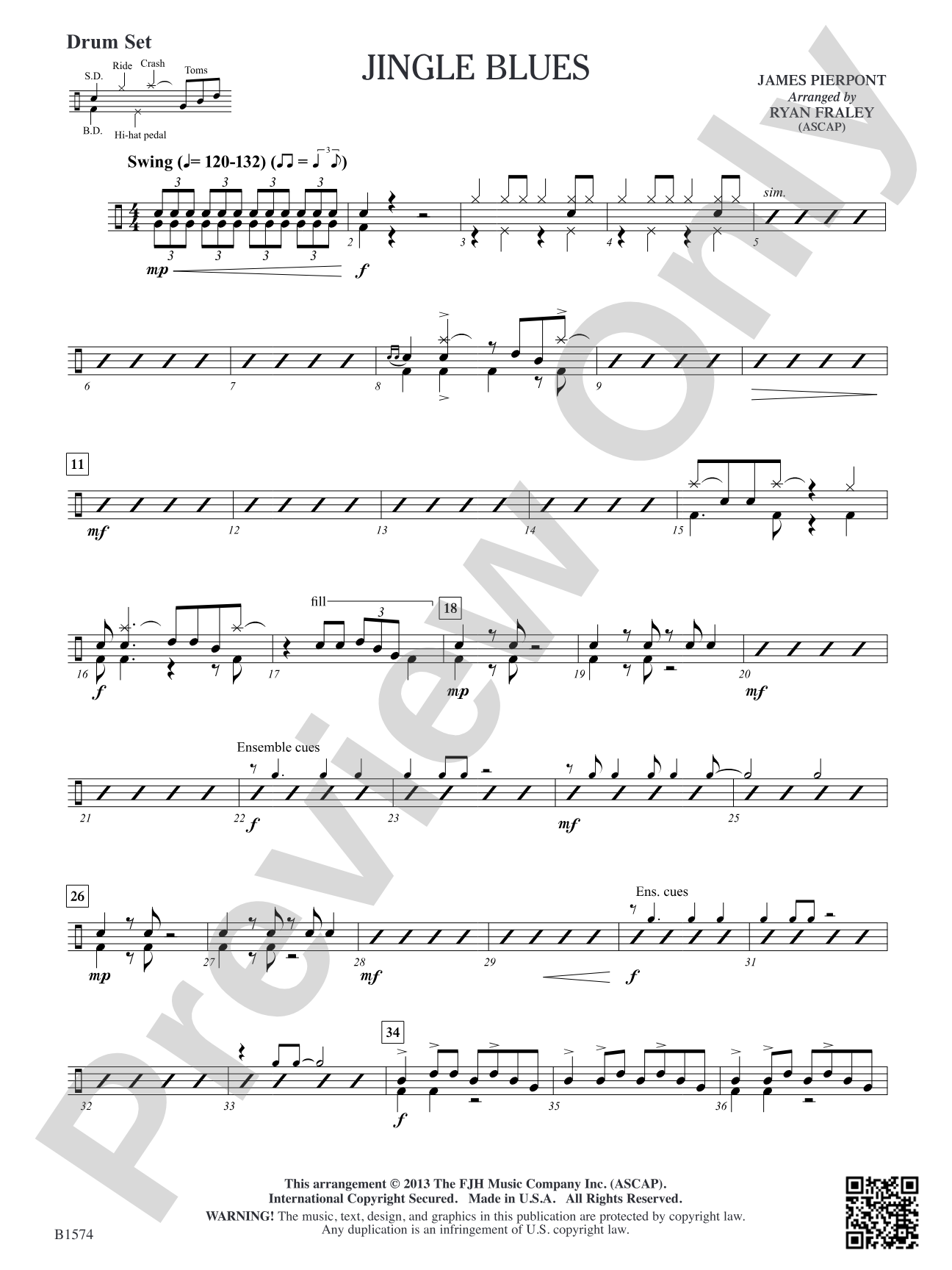 Jingle Blues: Drum Set