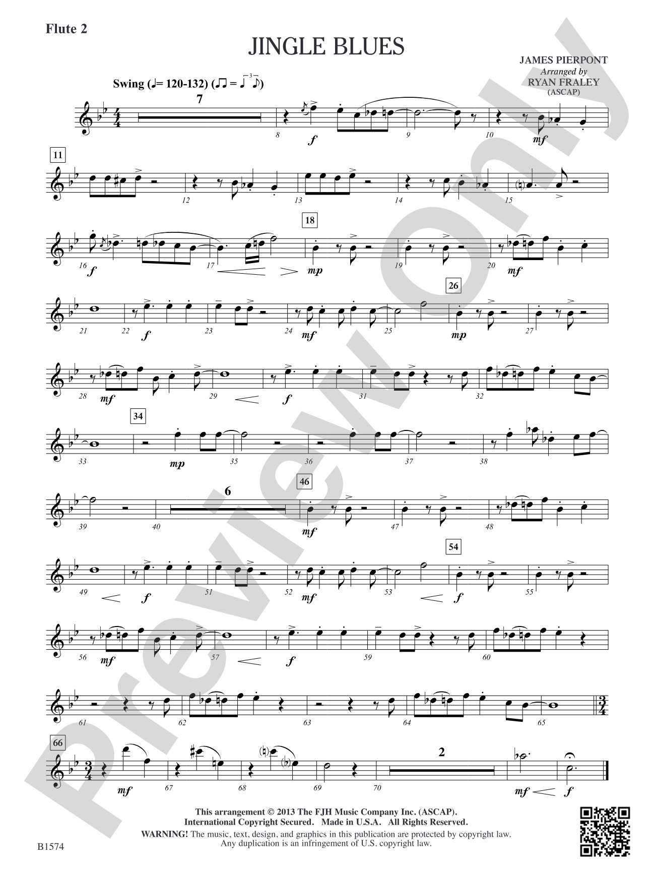 Jingle Blues: Flute 2