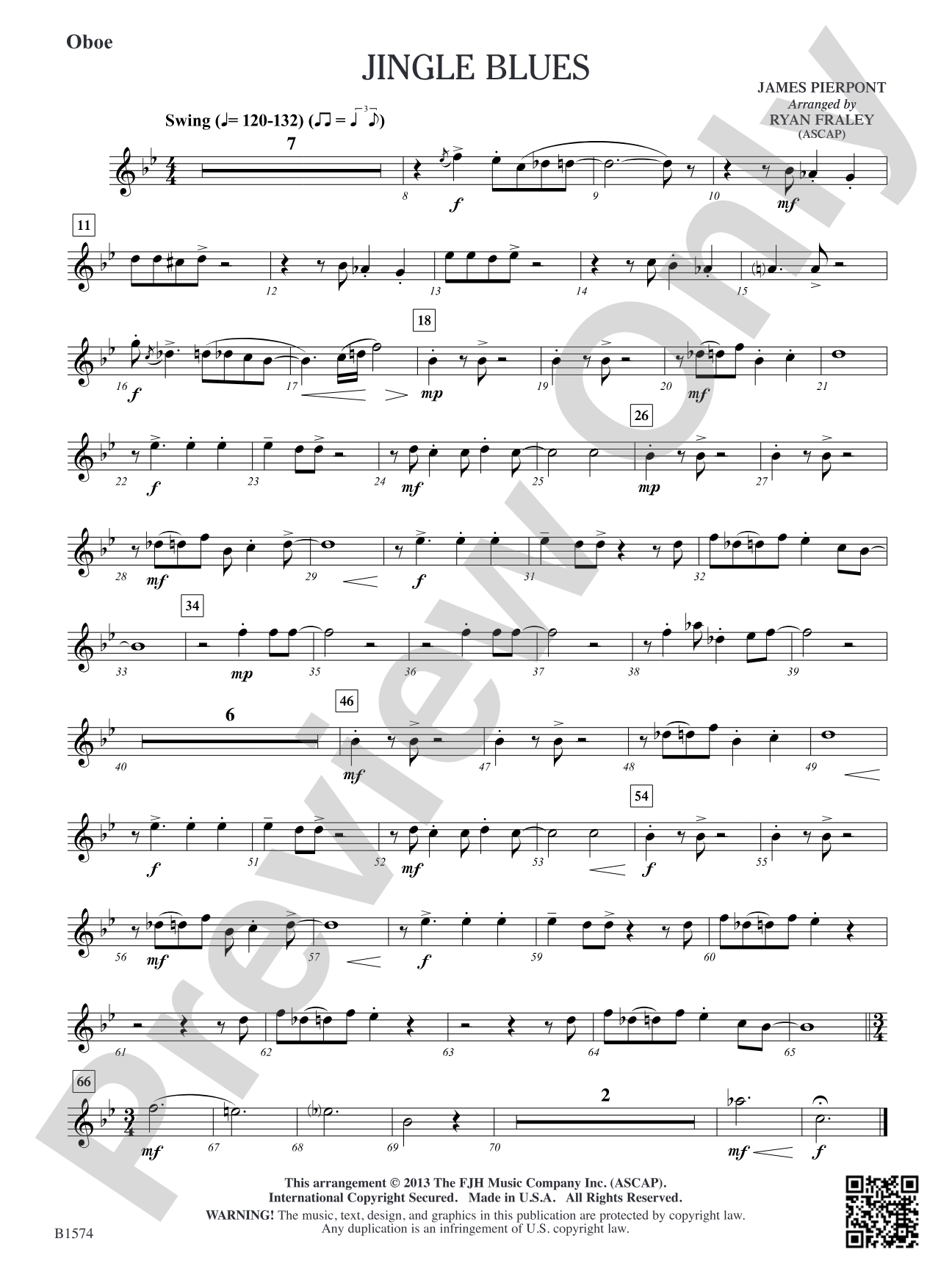 Jingle Blues: Oboe