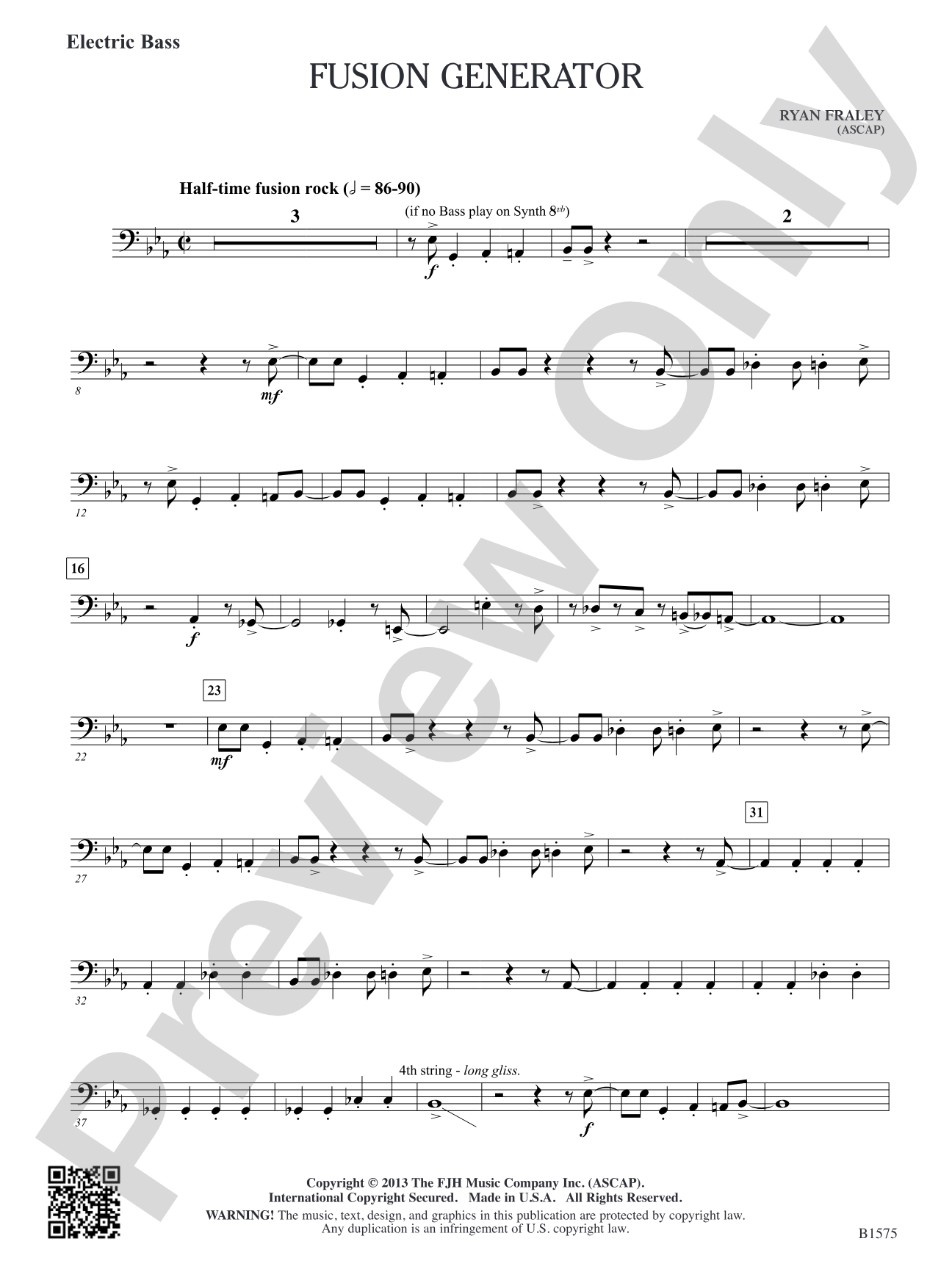 Fusion Generator: Electric Bass