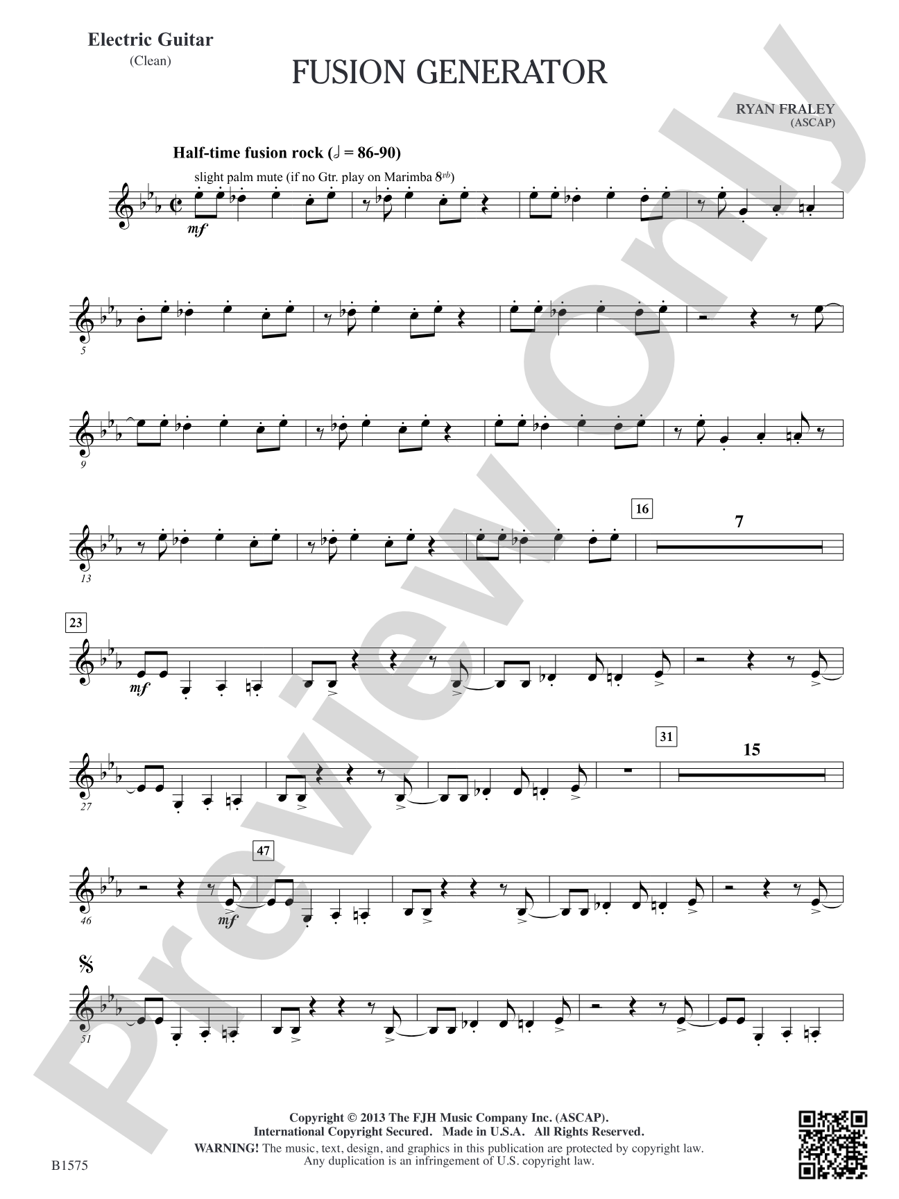 Fusion Generator: Electric Guitar (Clean)