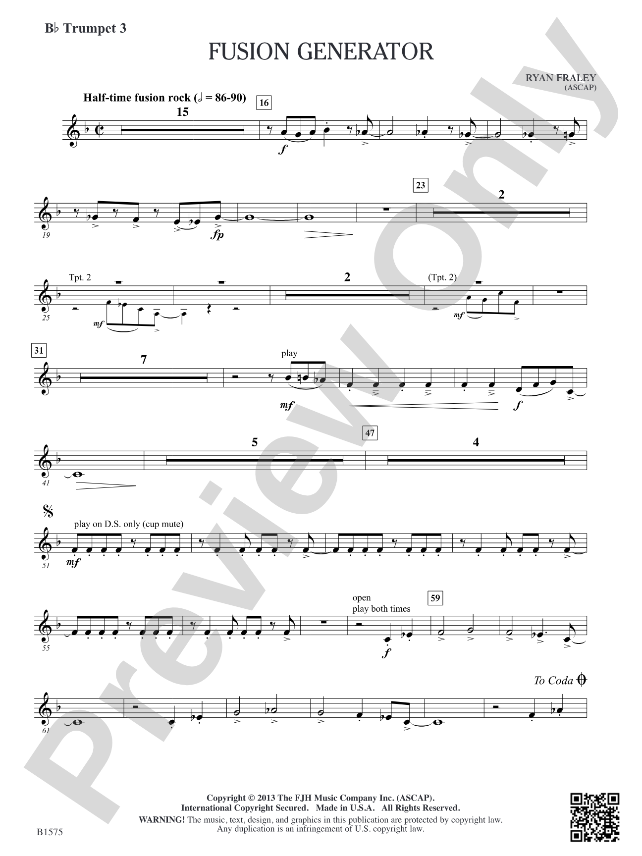 Fusion Generator: B-flat Trumpet 3