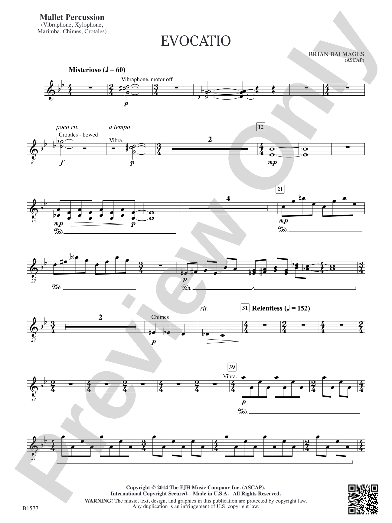 Evocatio: Mallet Percussion