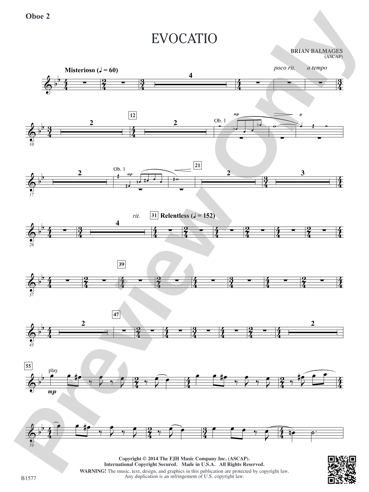 Evocatio: Oboe 2