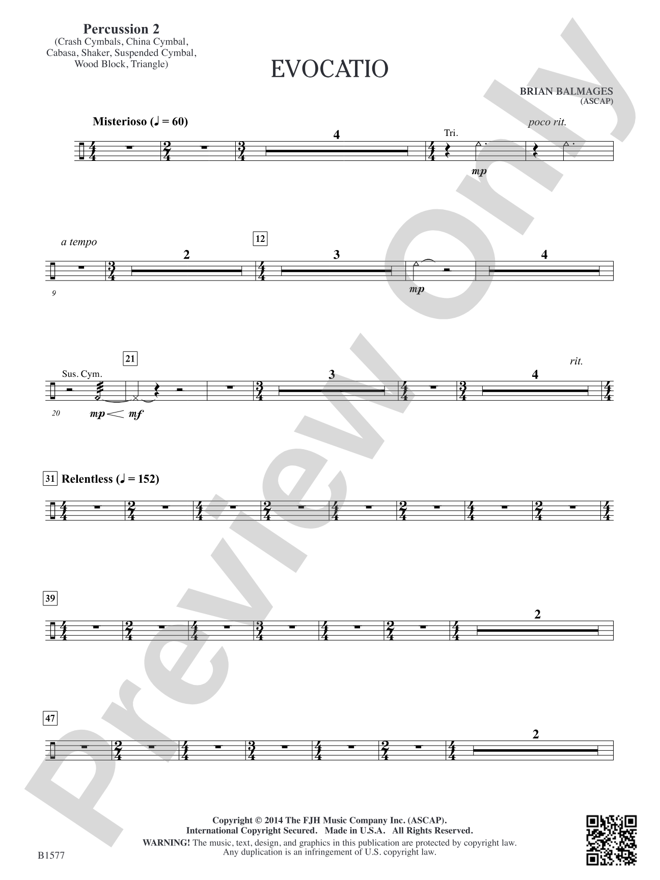Evocatio: Percussion 2