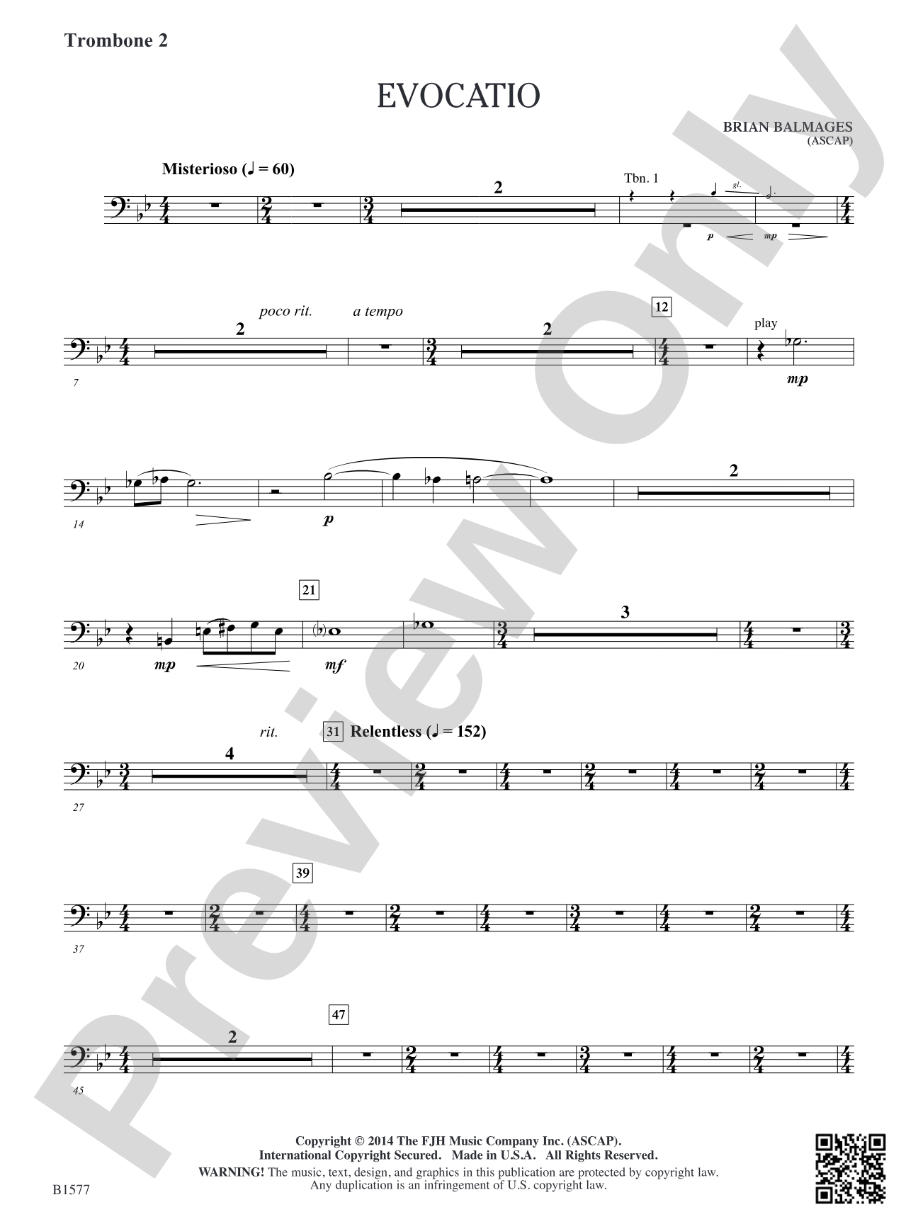 Evocatio: Trombone 2