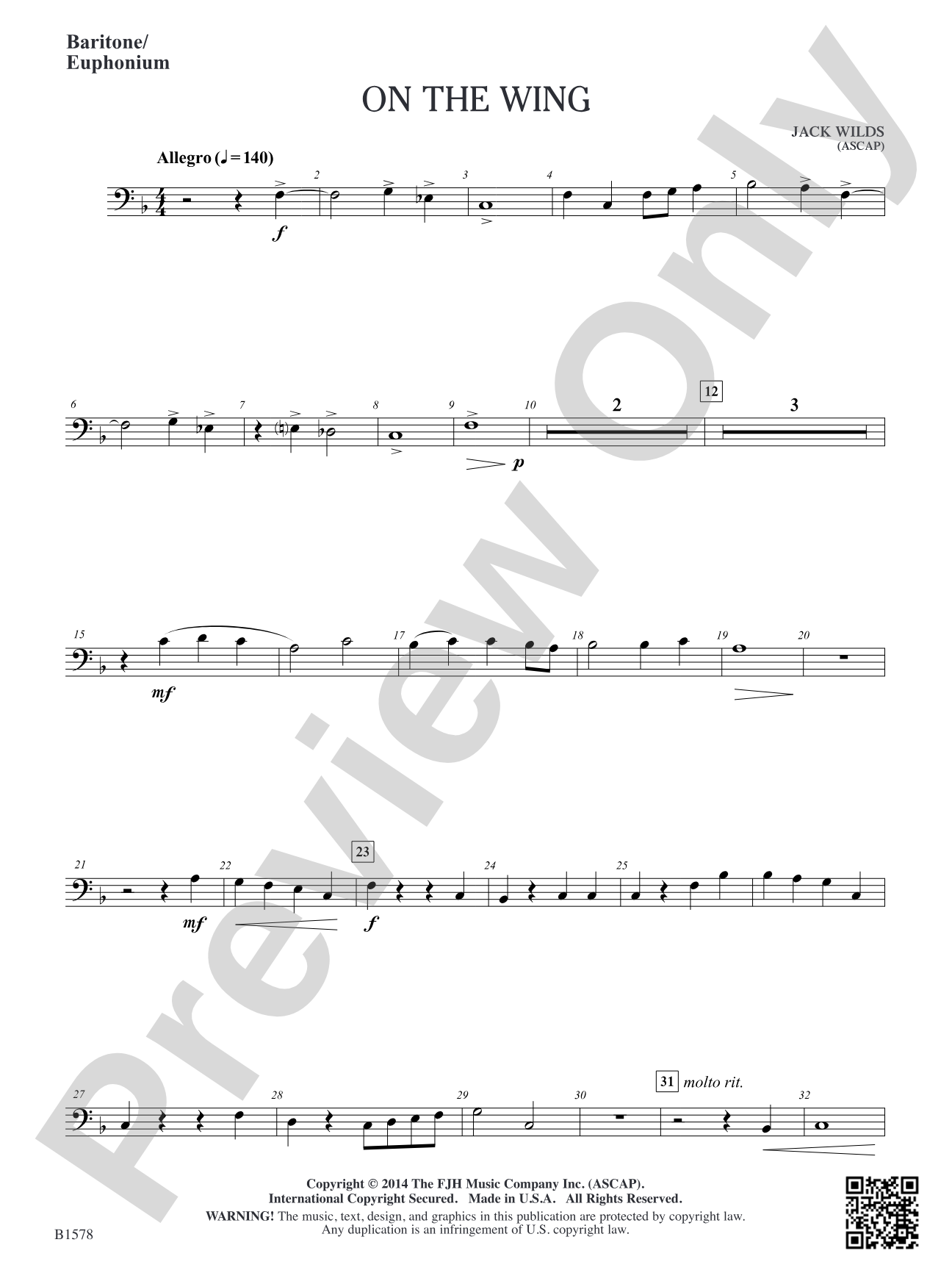 On the Wing: Baritone/Euphonium