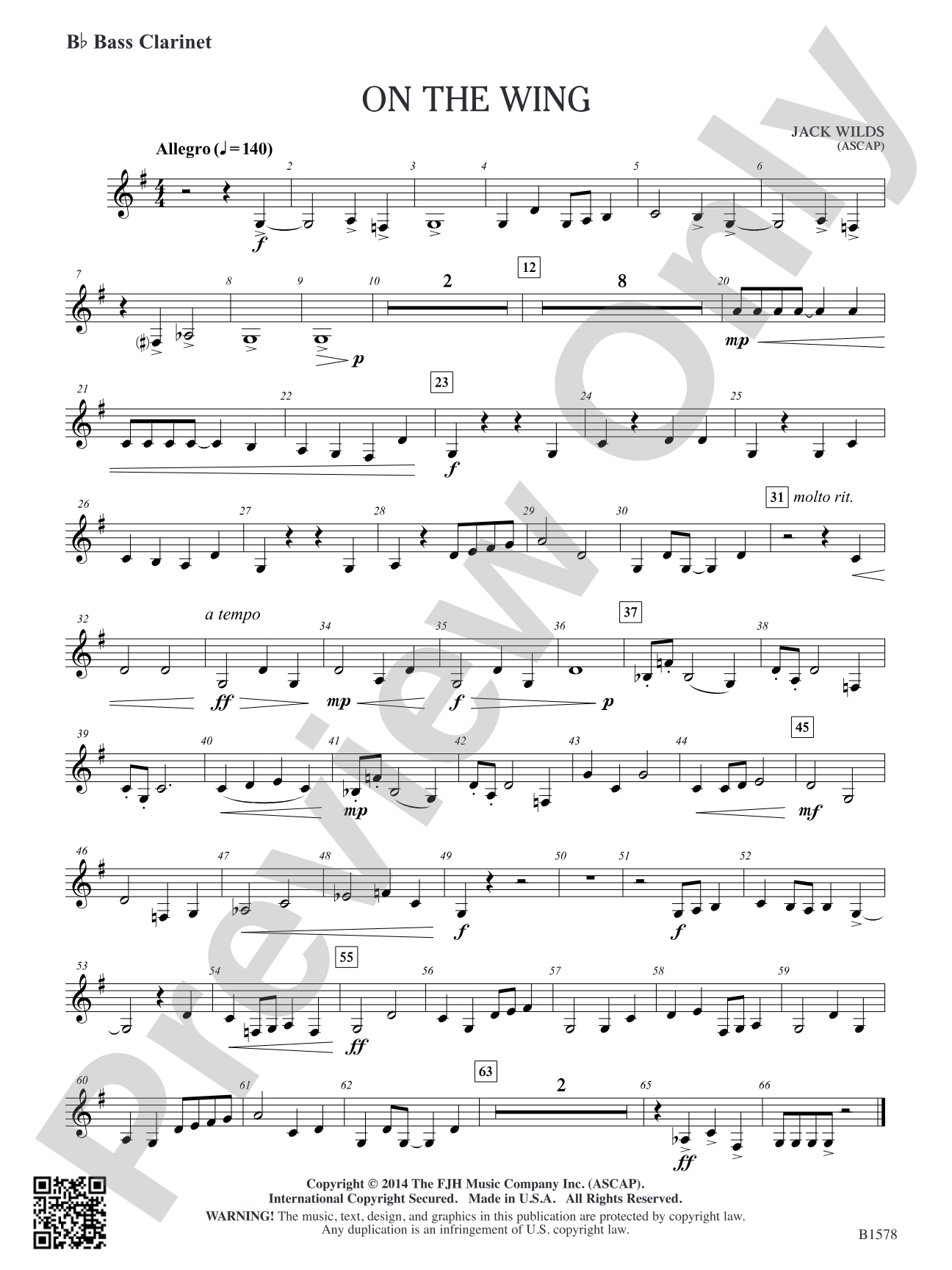 On the Wing: B-flat Bass Clarinet