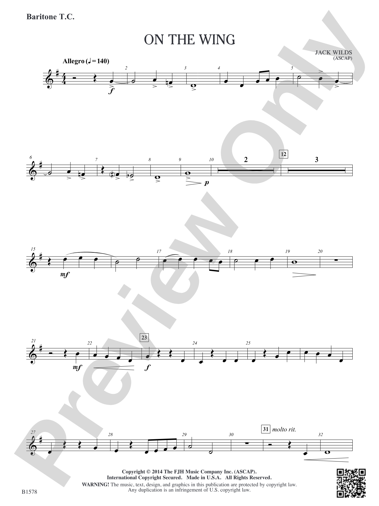 On the Wing: Baritone T.C.