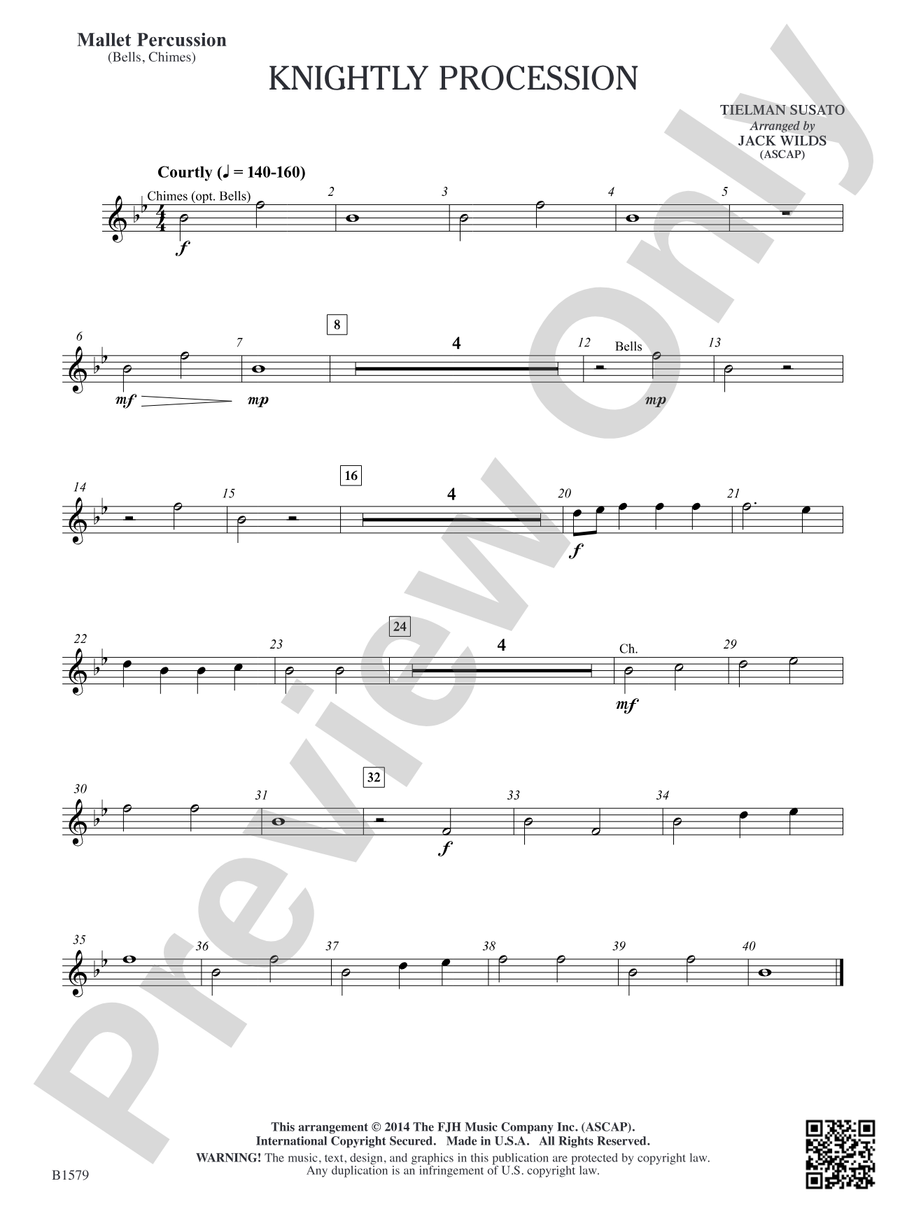 Knightly Procession: Mallet Percussion