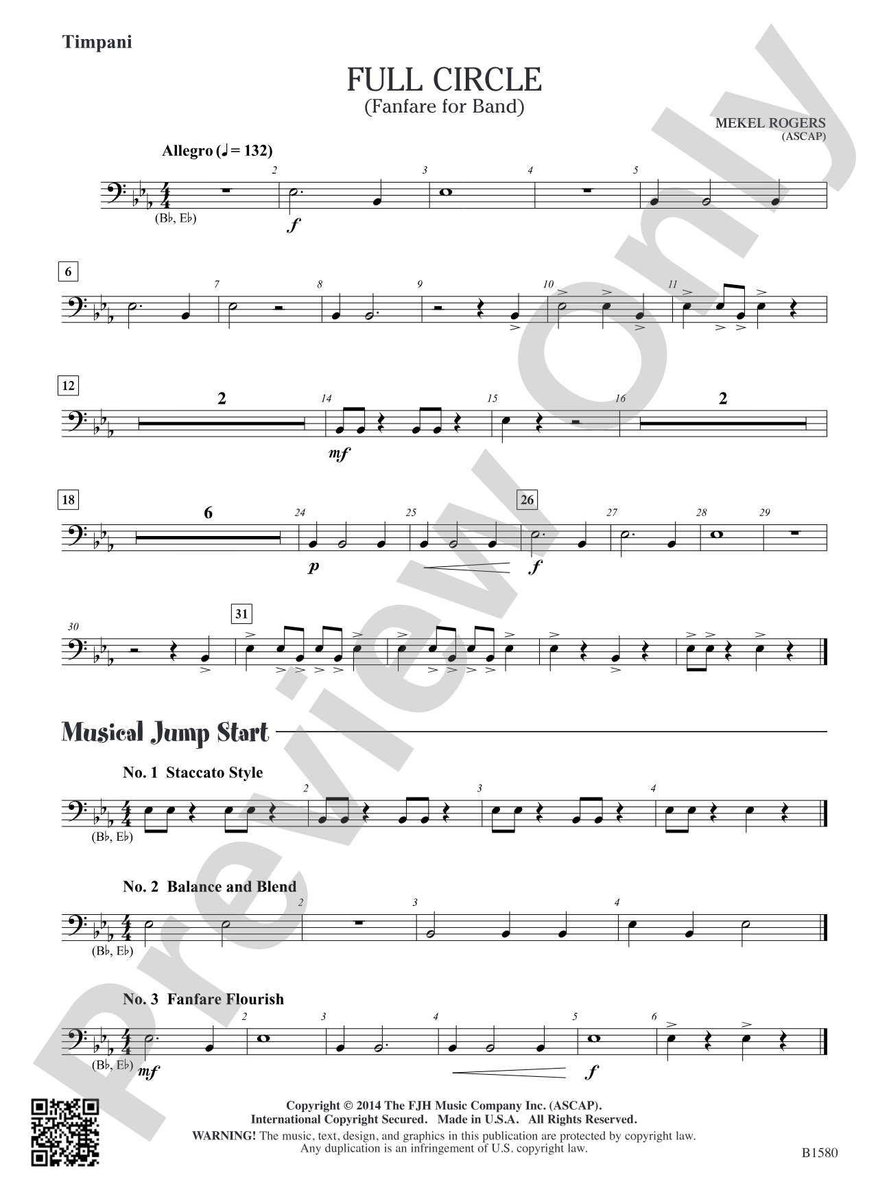 Full Circle: Timpani (opt.)