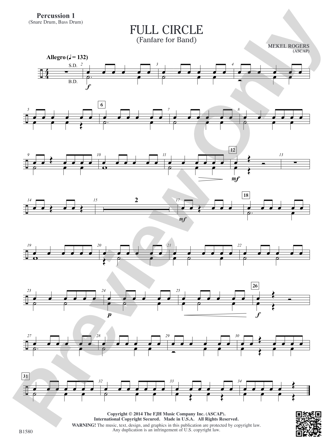 Full Circle: Percussion 1