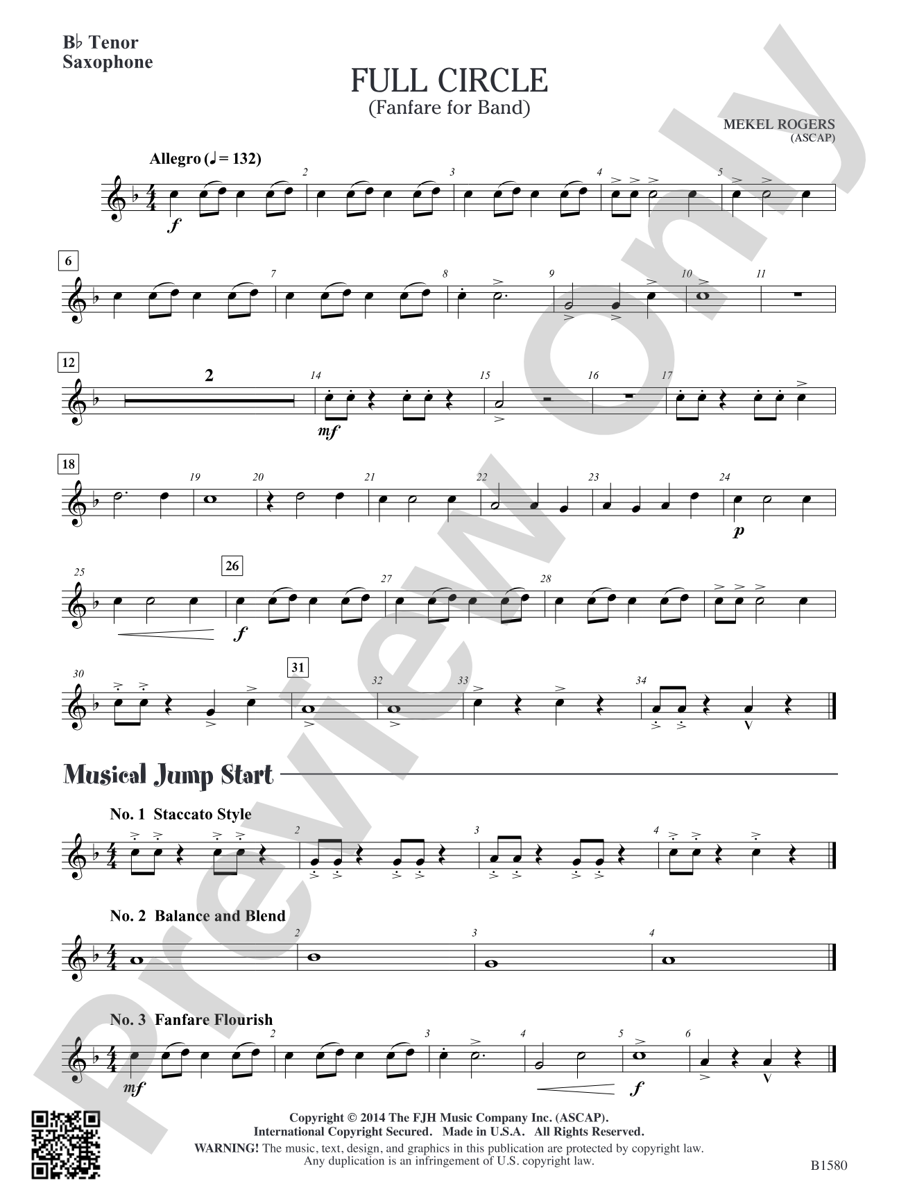 Full Circle: B-flat Tenor Saxophone