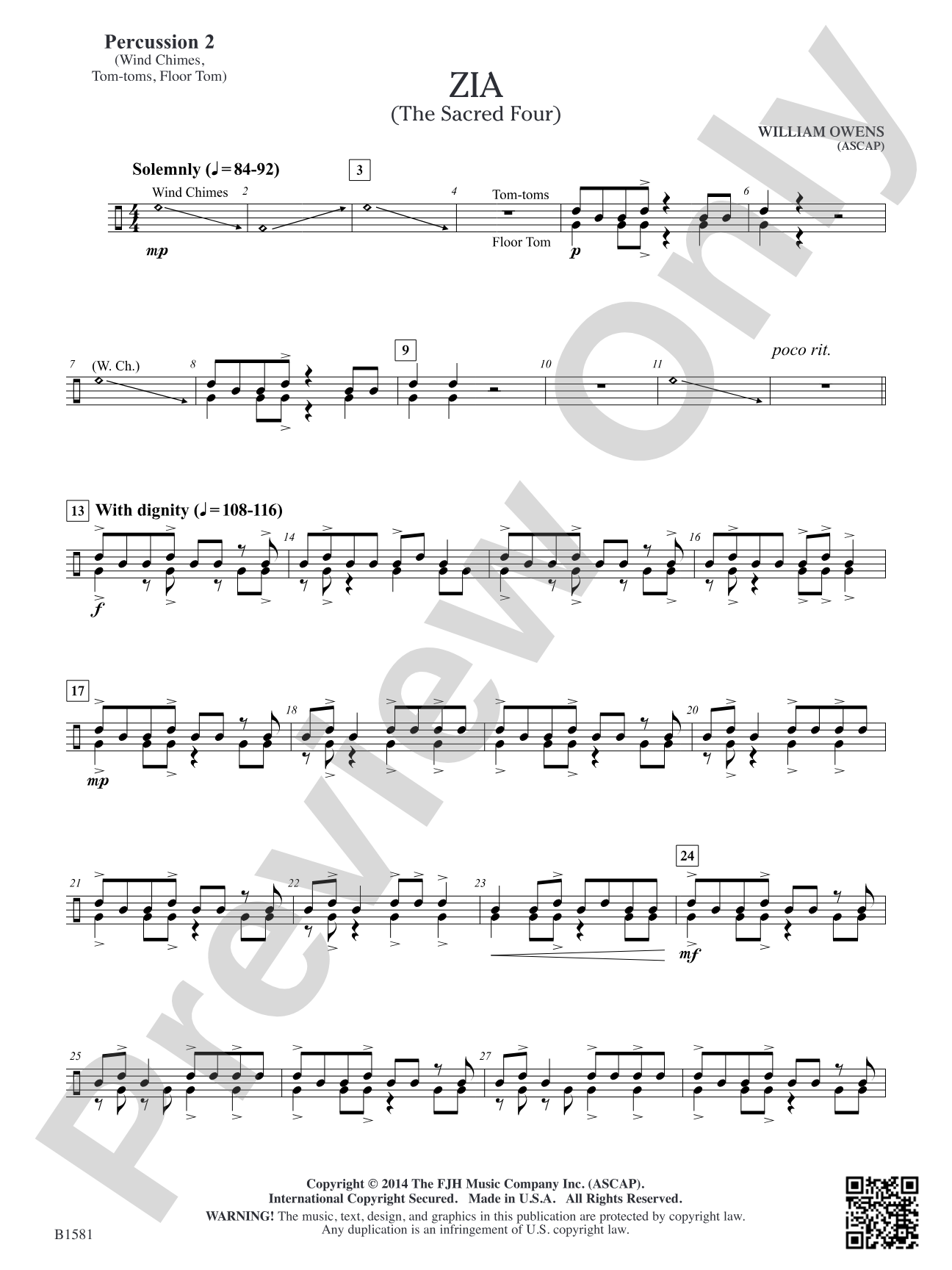 Zia: Percussion 2