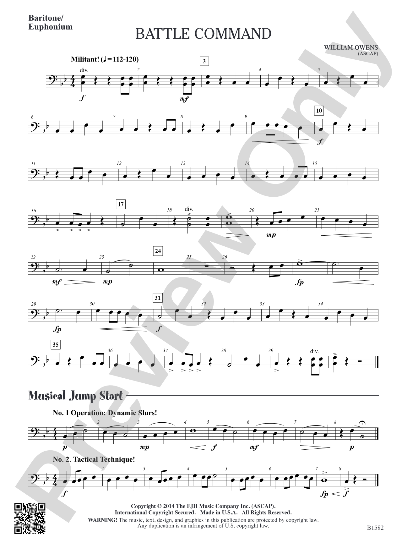 Battle Command: Baritone/Euphonium