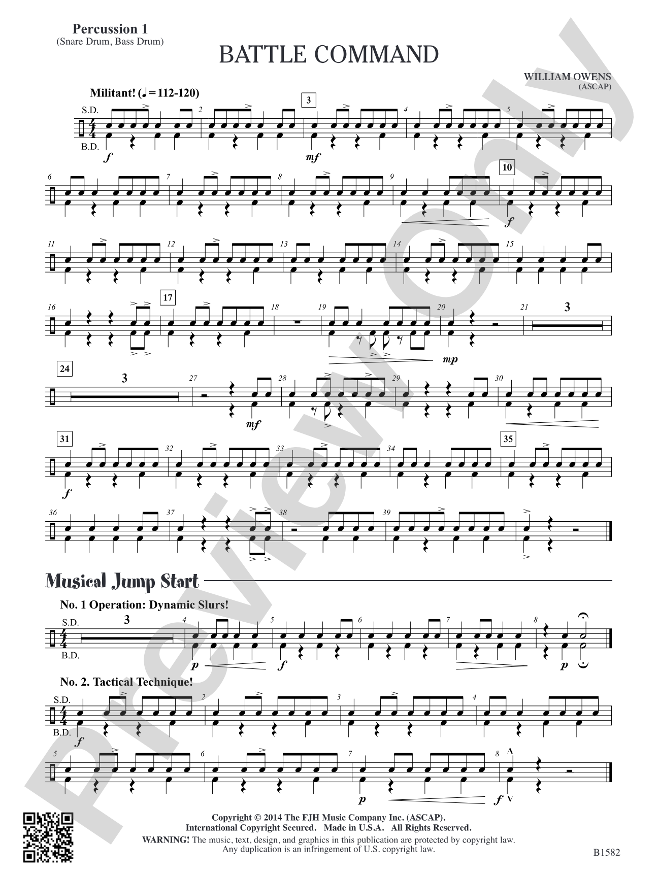 Battle Command: Percussion 1
