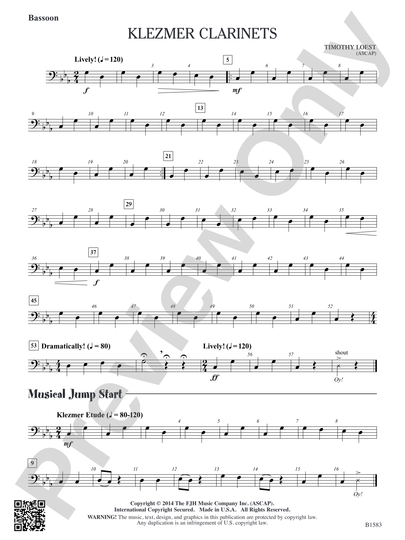 Klezmer Clarinets: Bassoon